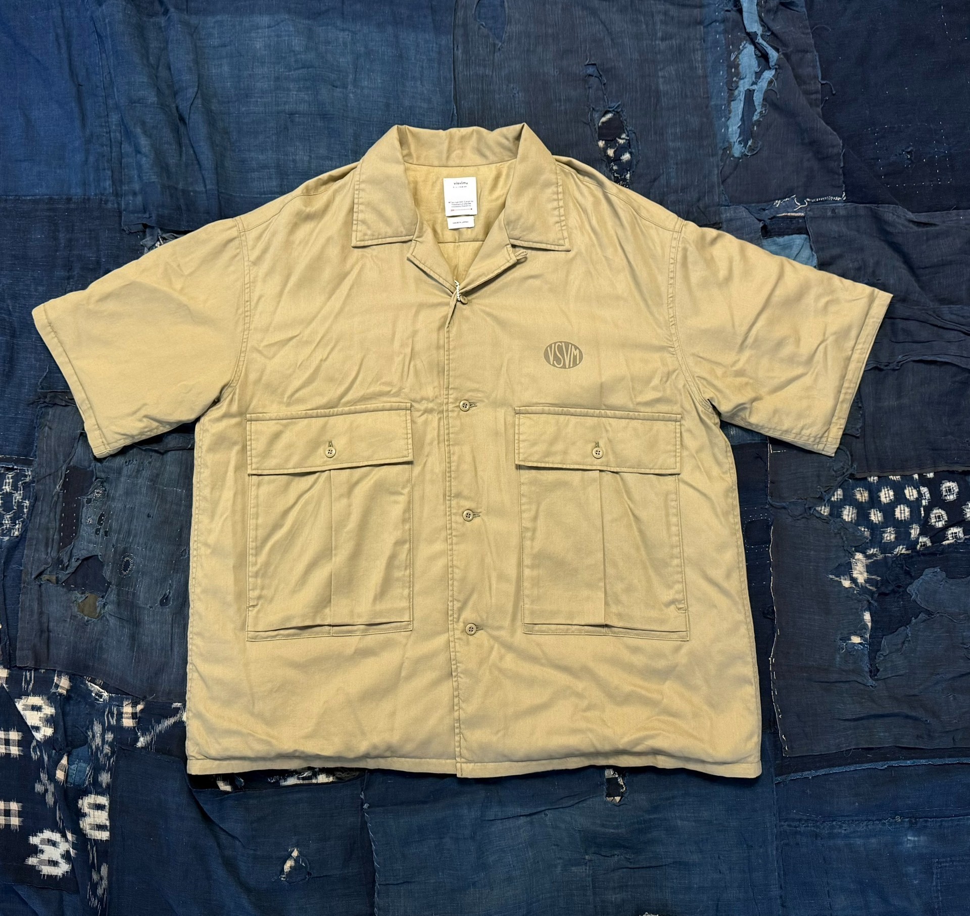 VISVIM 24SS CORNET DOWN SHIRT S/S Down Short Sleeve Shirt - 1
