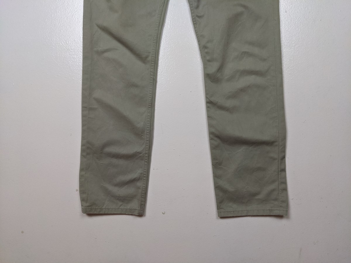 Green - White Tab Khakis Chinos Slack Pant Trouser Bottom - 4