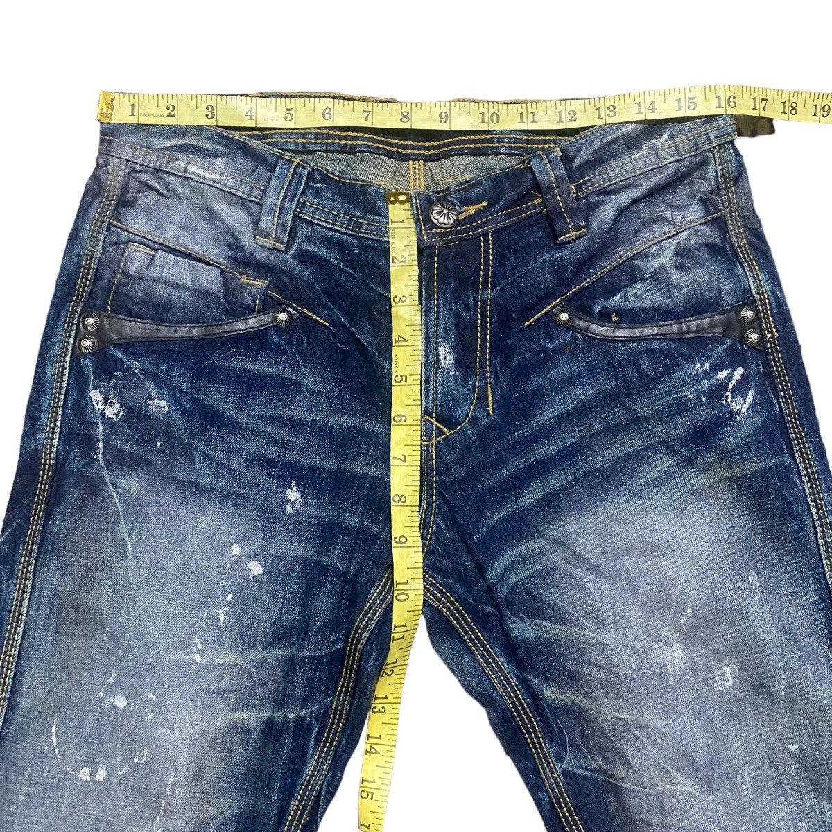 Le Grande Bleu (L.G.B.) - ARMY OF NO! Denim Painter Jeans - 20