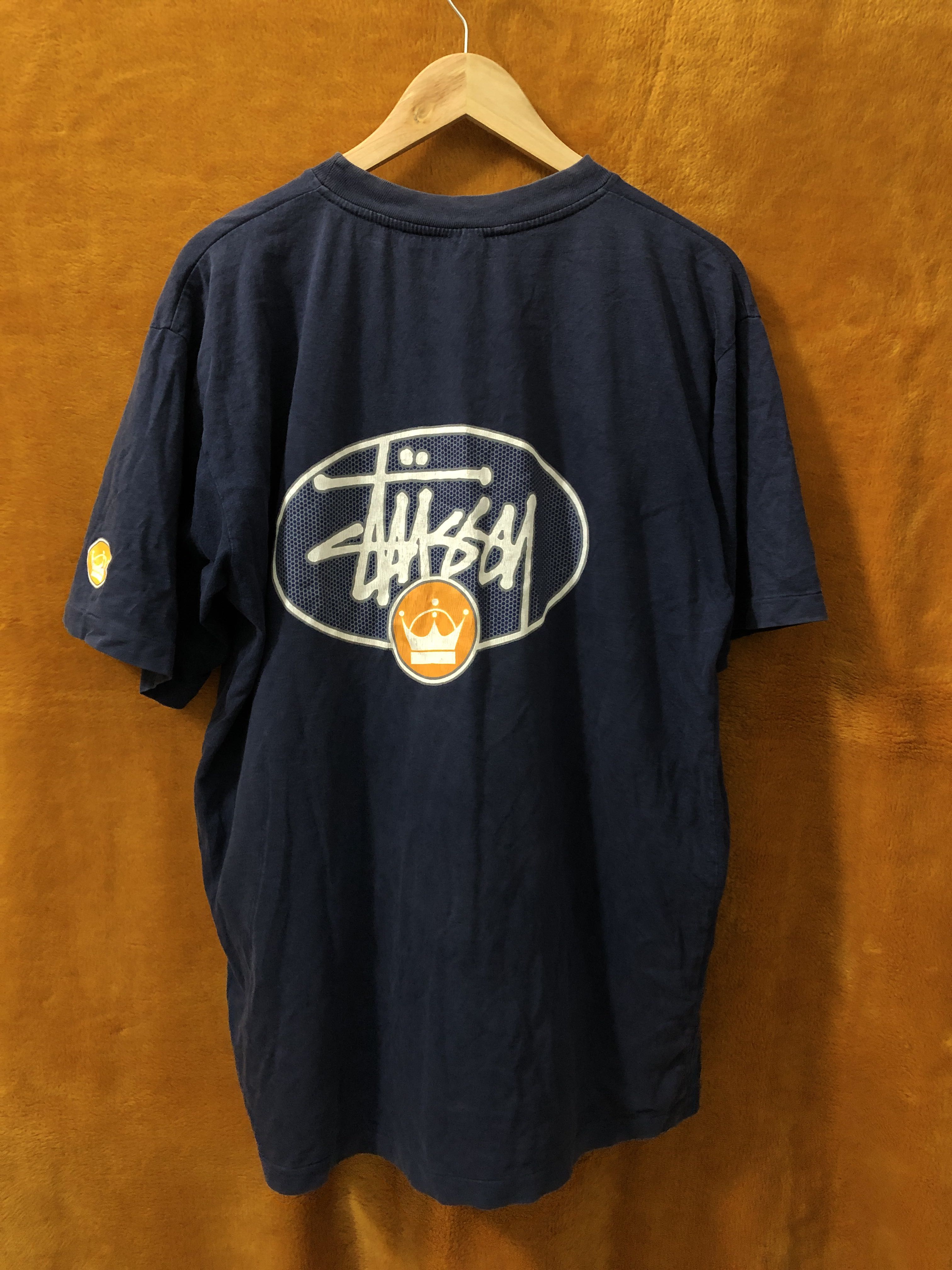 Vintage 90’s Stussy Big Logo OG USA T-Shirt Streetwear Clothing - 2