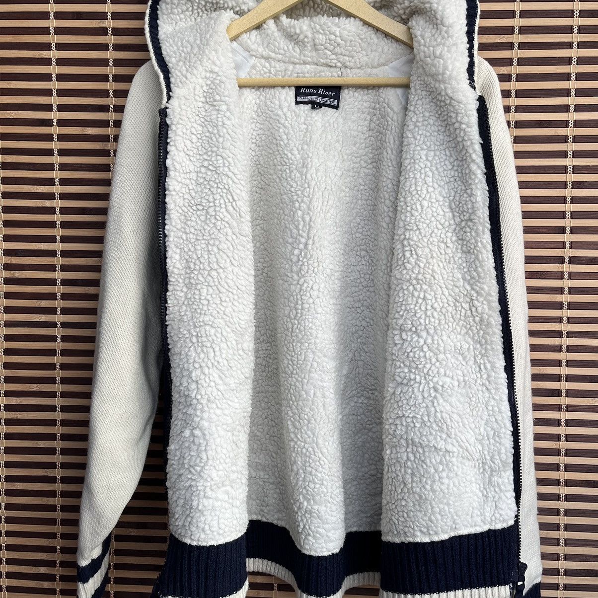 Vintage - Runs River Wool Bomber Style Varsity Sweater Japan - 16