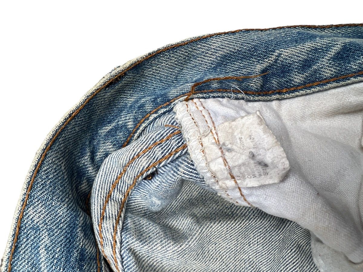 Vintage 70s Levi’s 501 Selvedge Distressed Denim Jeans 32x31 - 16