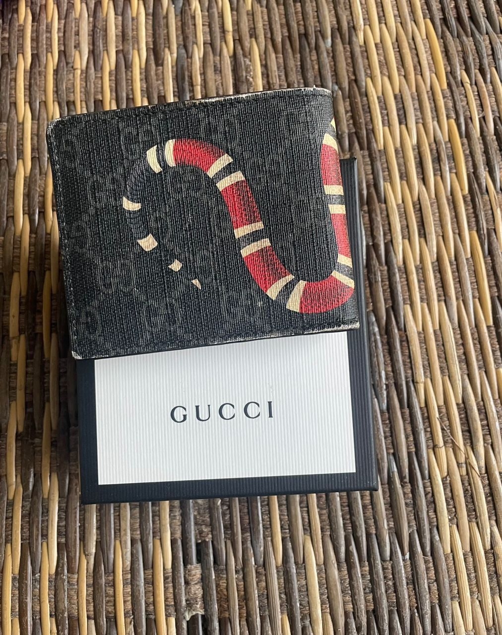 Authentic Gucci Snake Men Bifold Wallet - 14