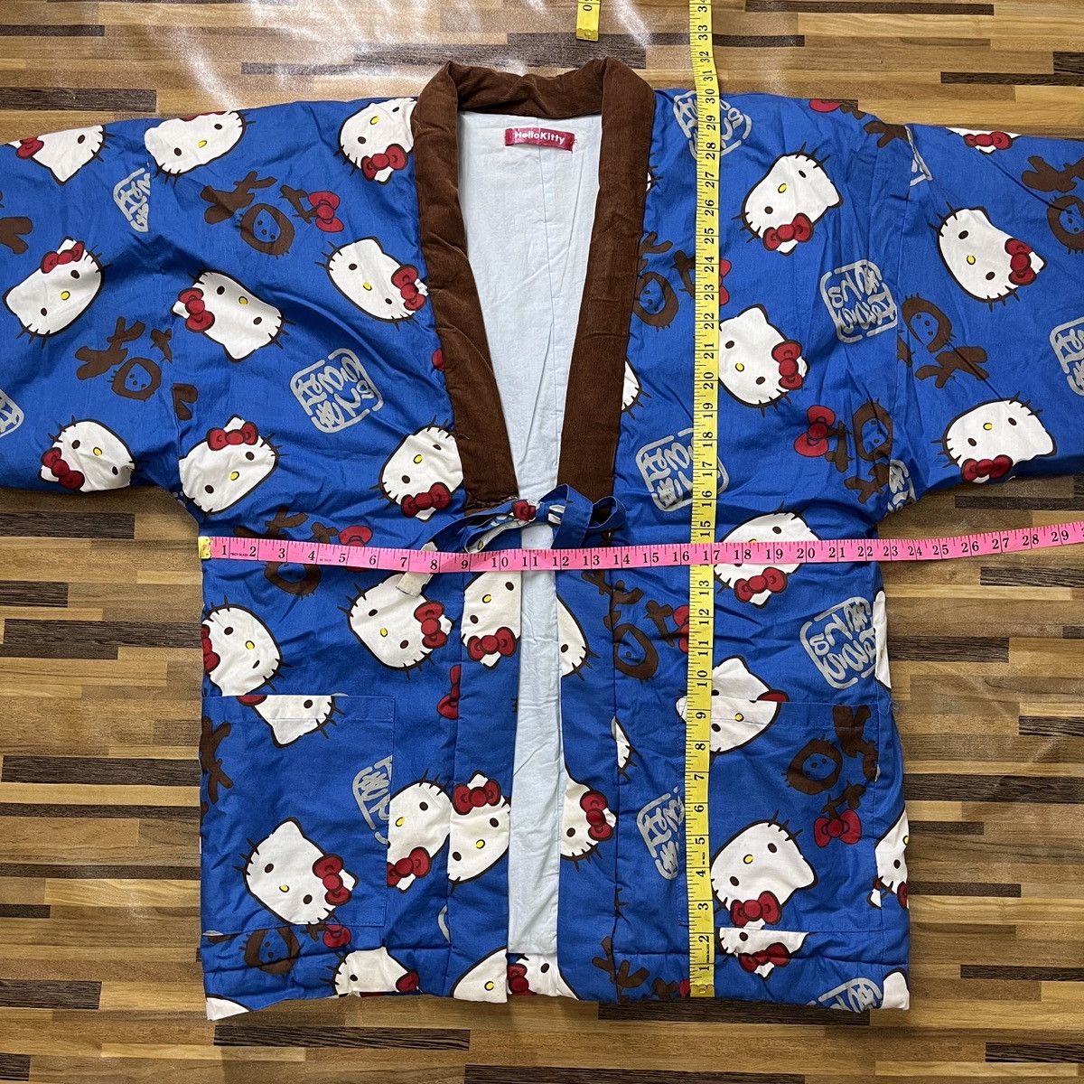 Japanese Brand - Vintage 80s Hello Kitty Sanrio Kimono Yukata Japan - 7