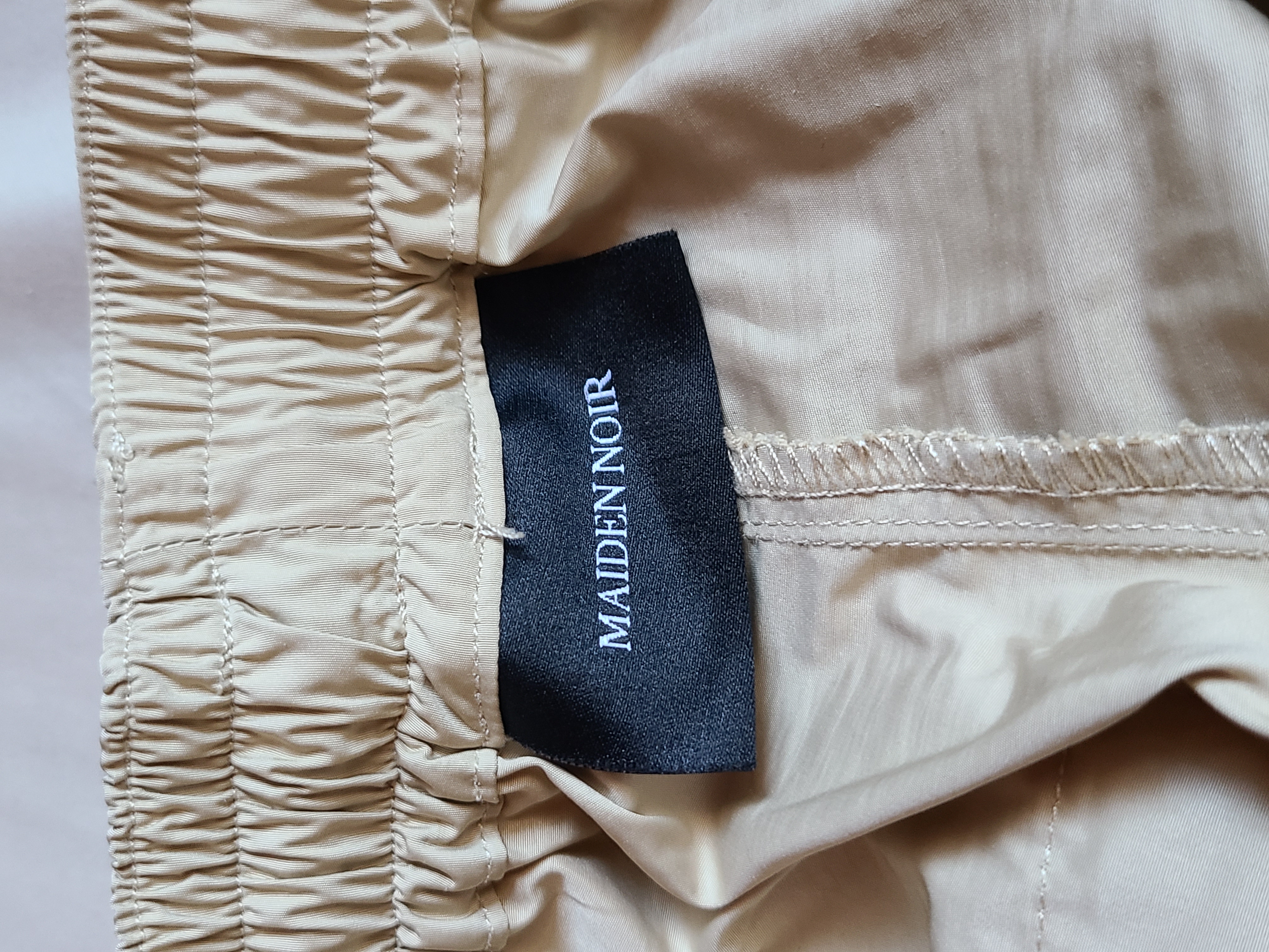 Maiden Noir - Tan Nylon Shorts - 3