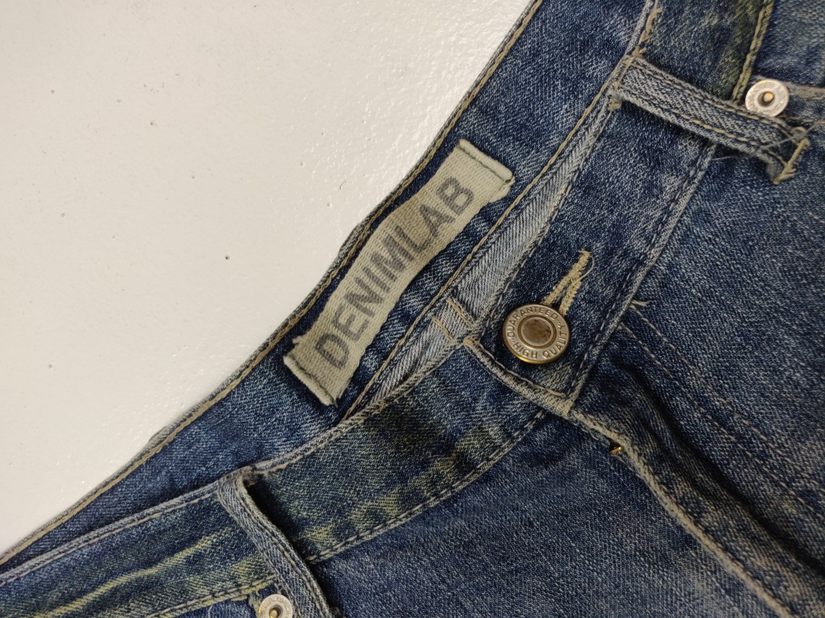 Distressed Denim - lab Japan Jeans Denim Pant - 6