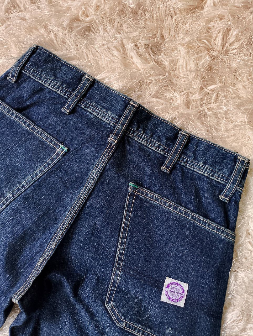 If Six Was Nine - Rare ANDJUMP JAPAN Luxury Workwear Carpenter Denim Jeans - 11