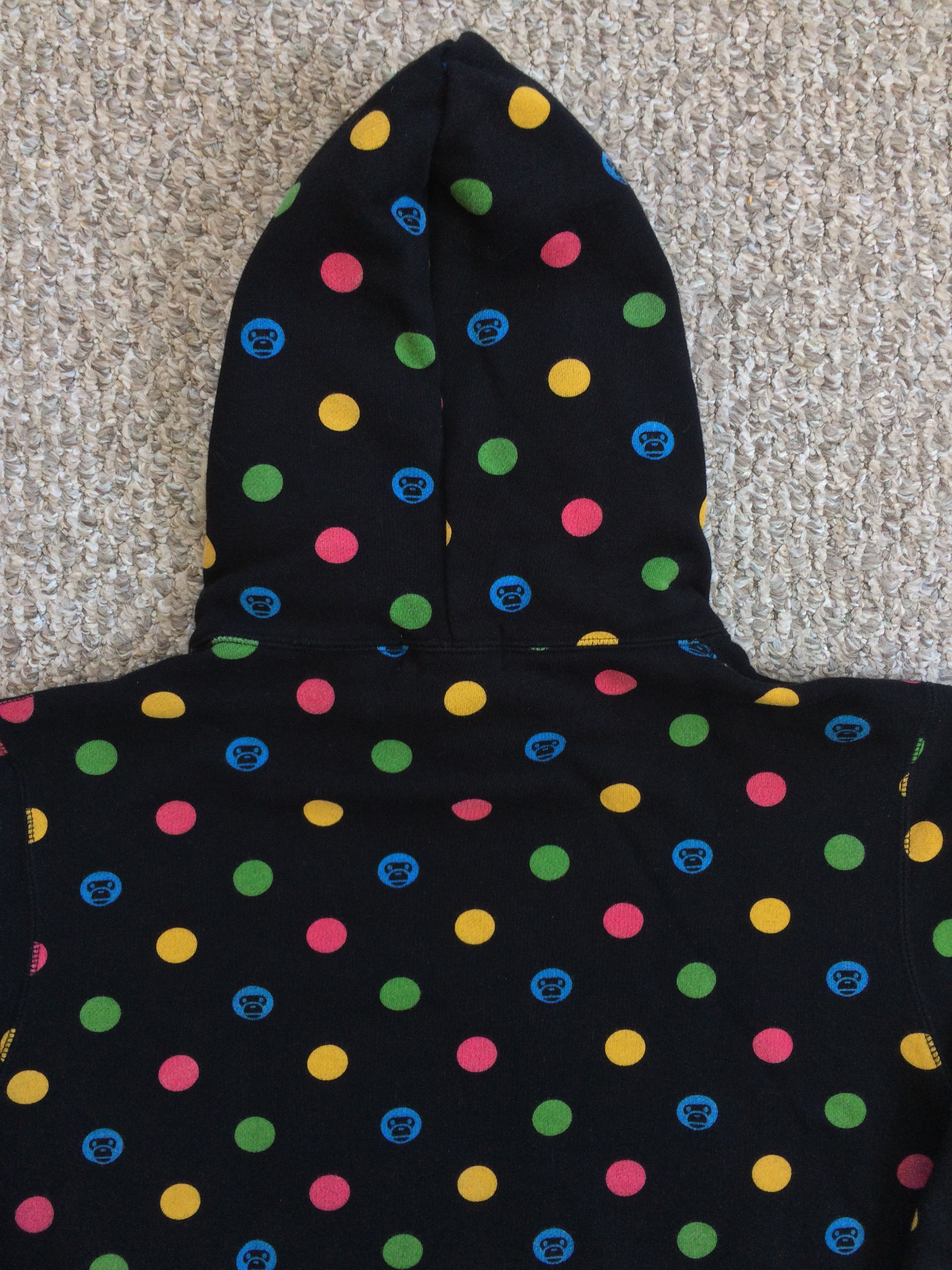 Bathing Ape Baby Milo Polka Dots Faux Fur Hoodie - 7