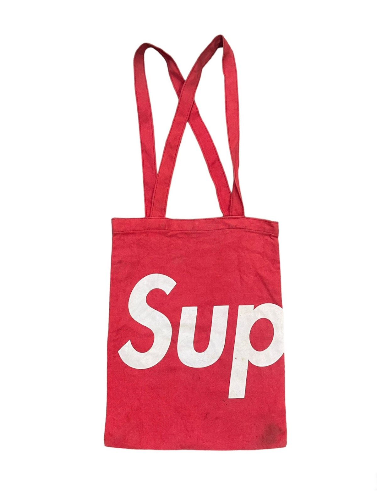 Supreme 2009 Shoulder Tote Bag Red Box Logo - 1