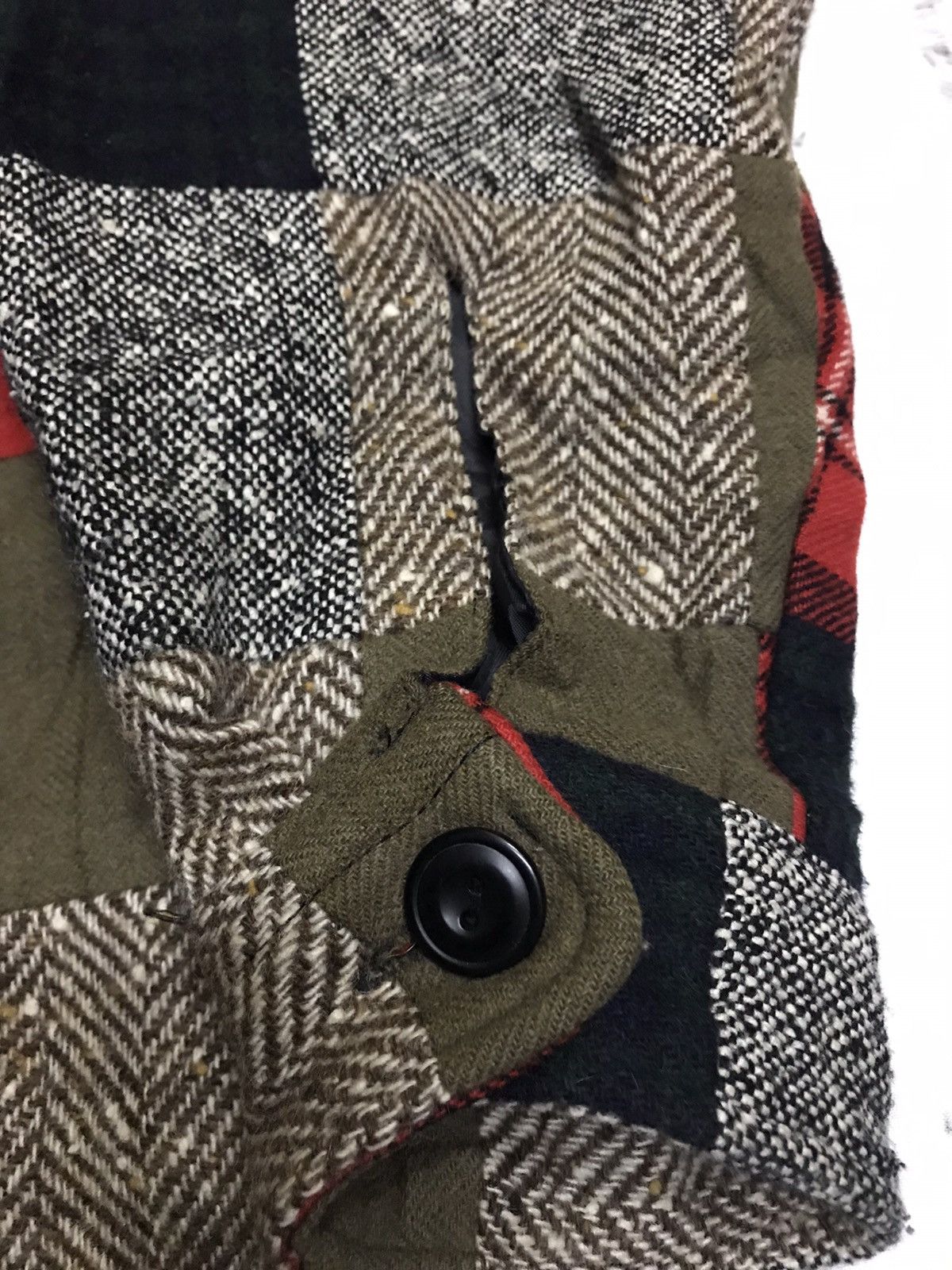 Brand - 🔥Rare Design🔥O.Henry Patch Work Woven Wool Jacket - 8