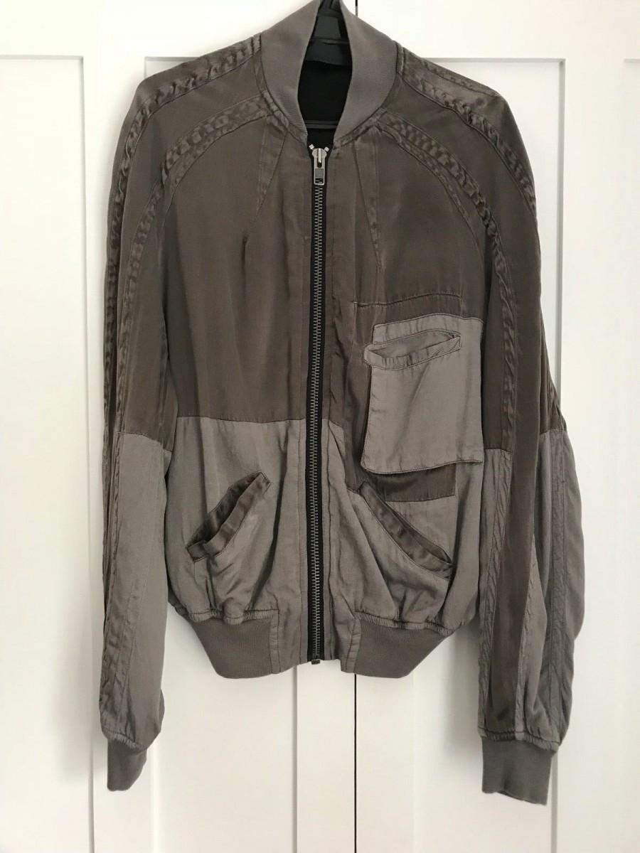 RARE silky oversized bomber jacket XS - 1