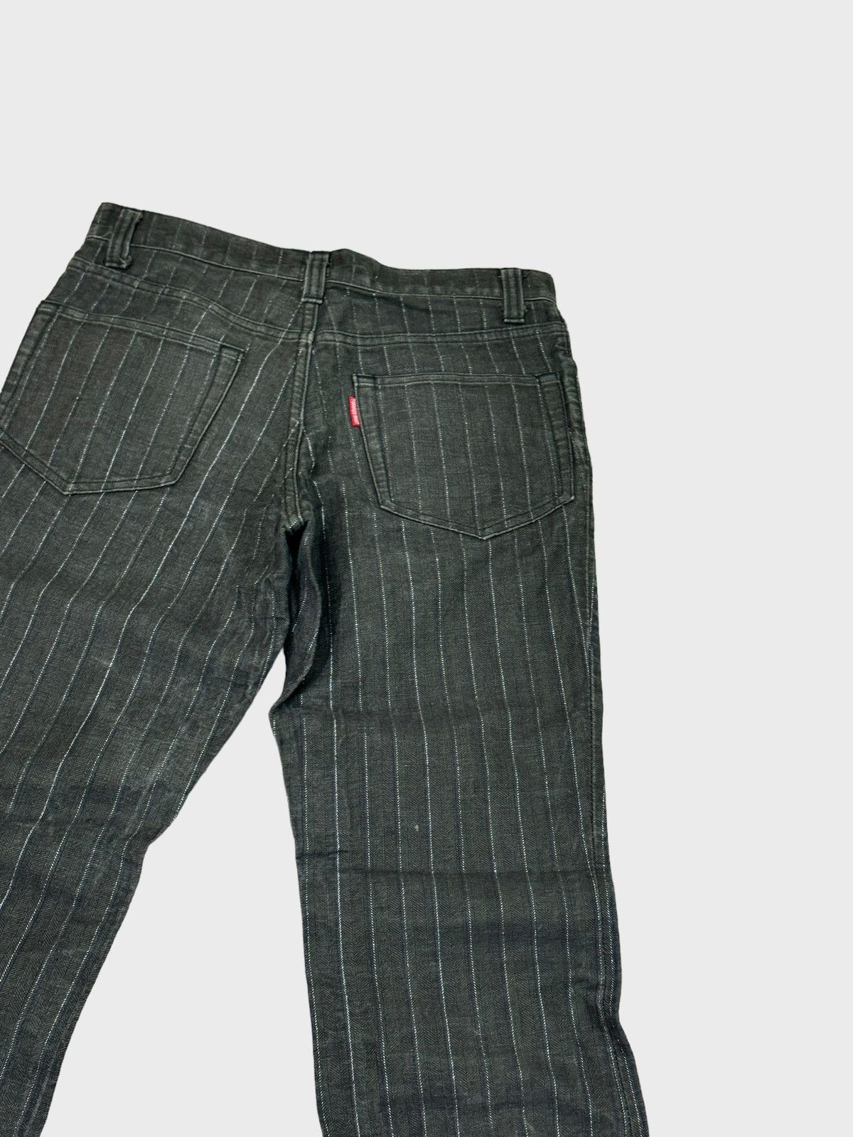 Avant Garde - FLARED TORNADO MART STRIPED BOOTCUT DENIM - 9