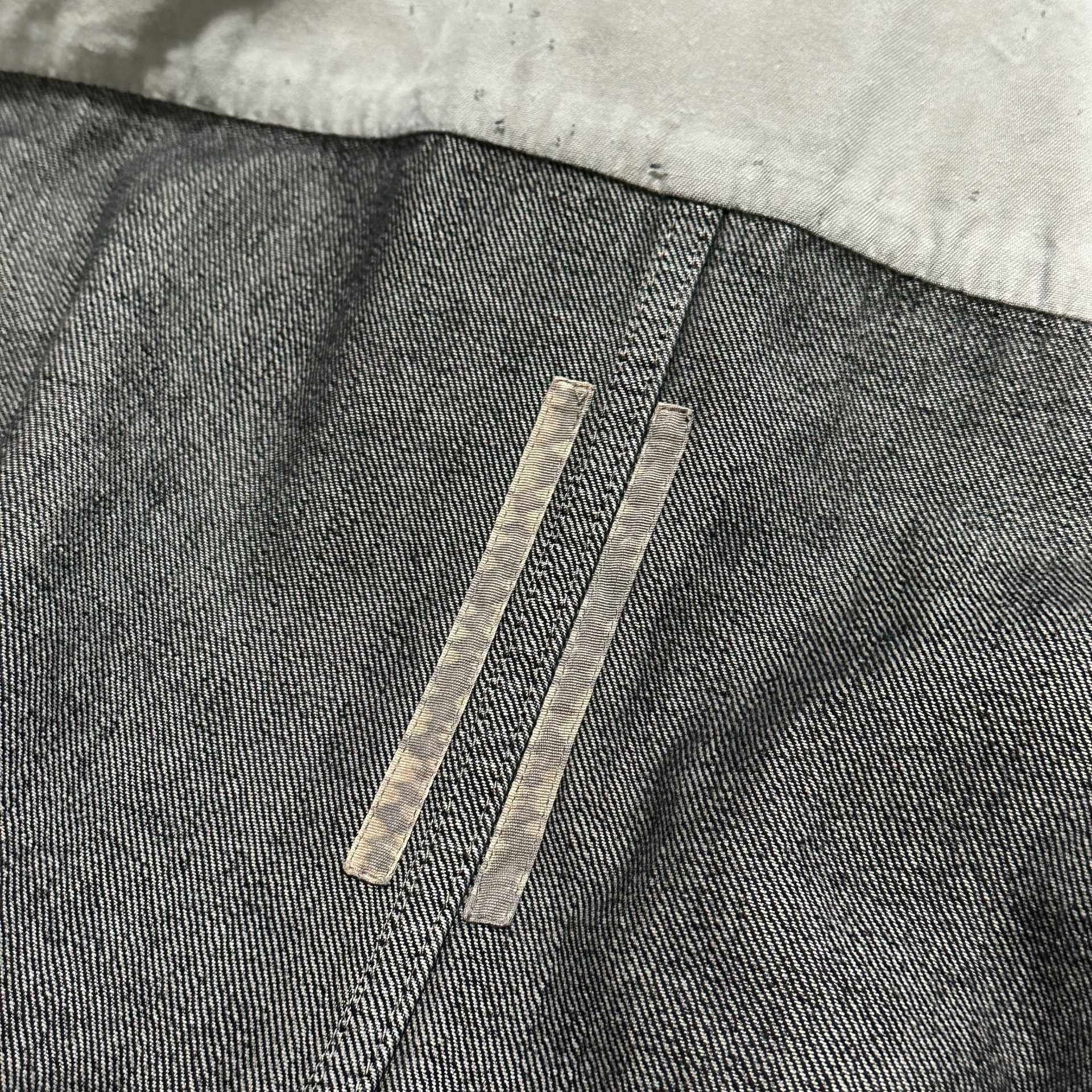 Rick Owens ripped-detailing cotton shirt - 9