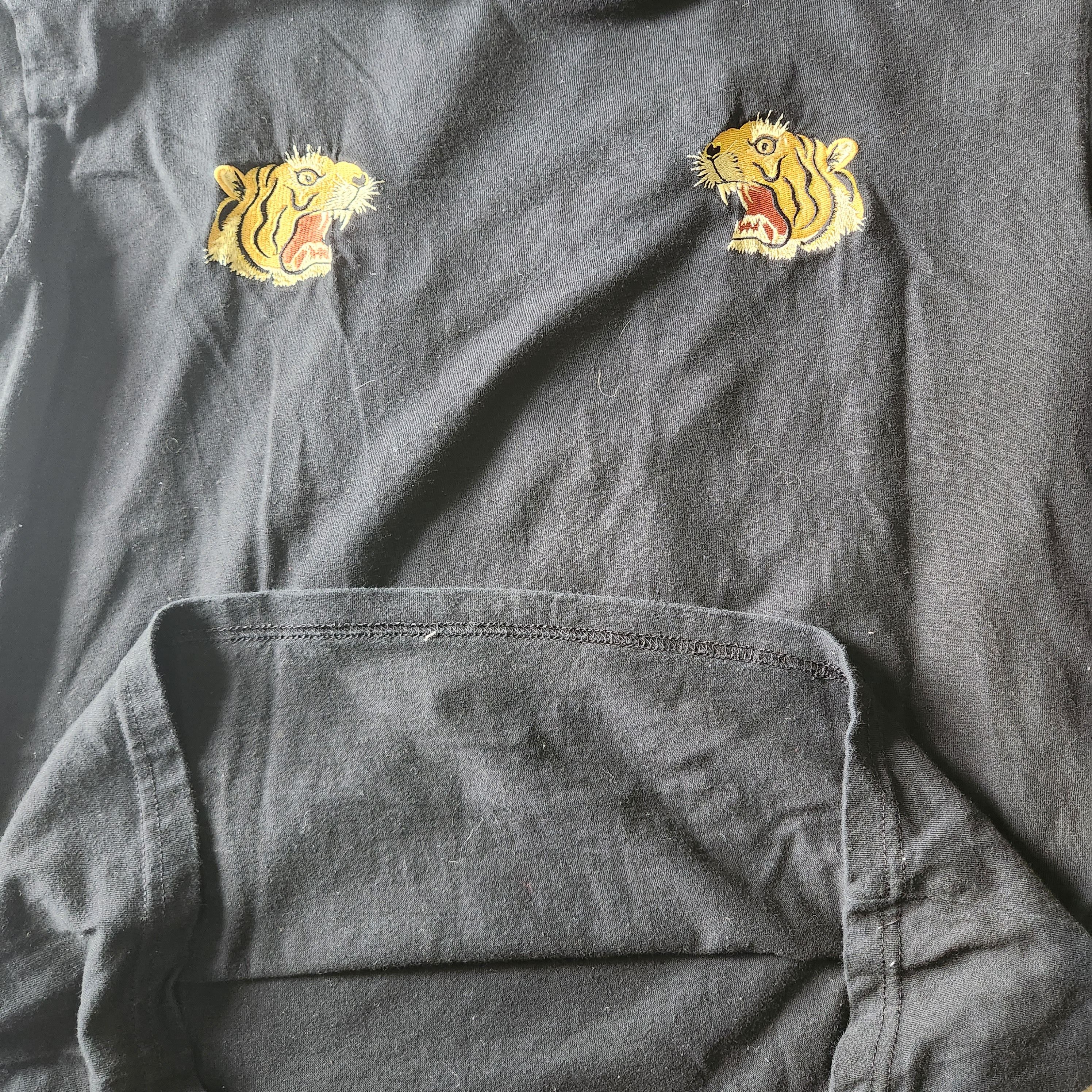 Rare Tiger Head Sukajan Embroidered Japan TShirt - 8