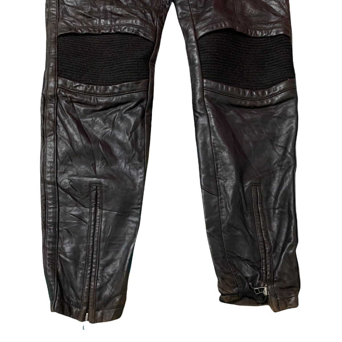 🔥Vintage Issey Miyake Men Sheep Leather Bikers Pants - 3