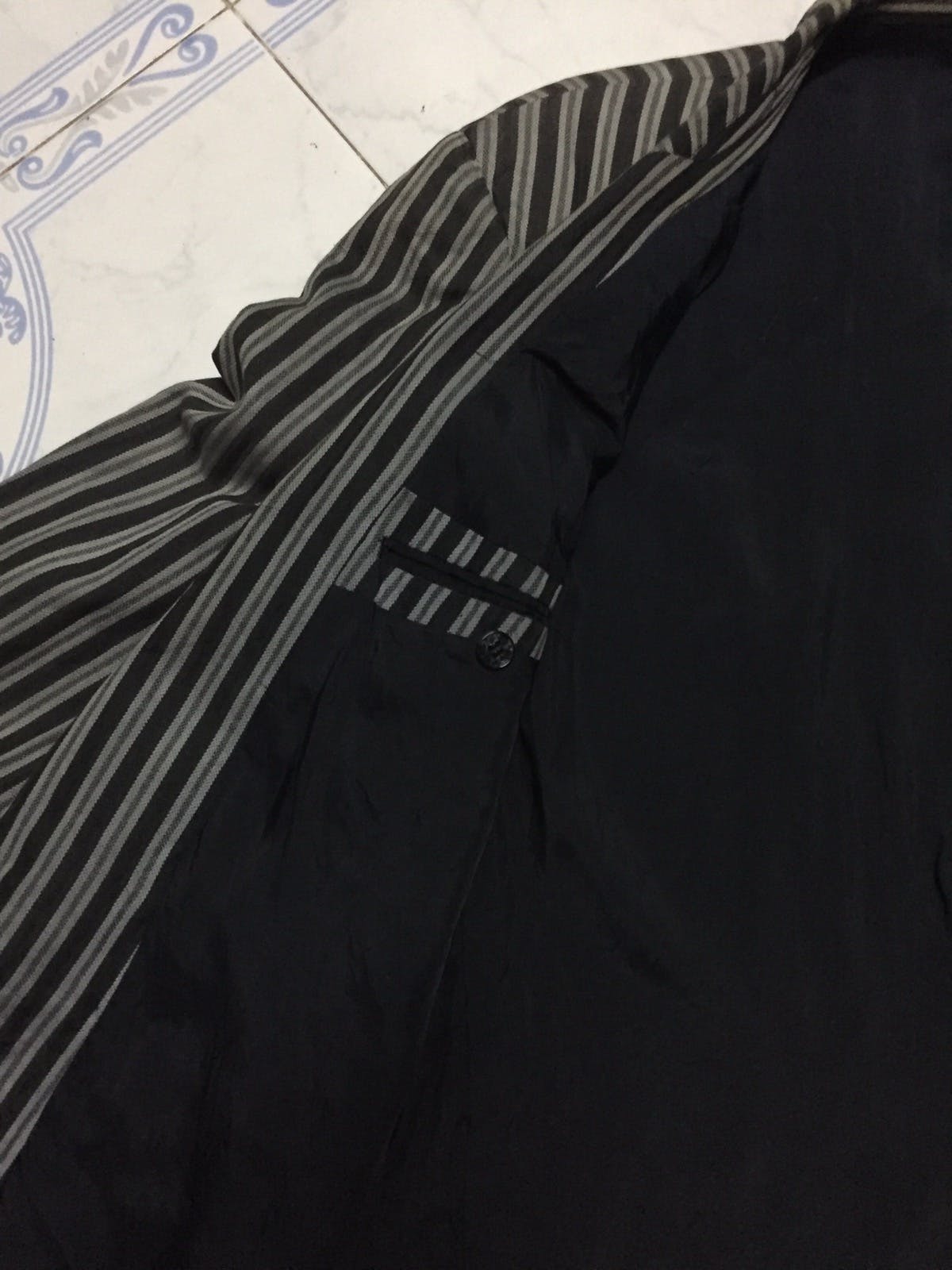 Kenzo Zebra Stripes Jacket Coat Made in Japan - 16