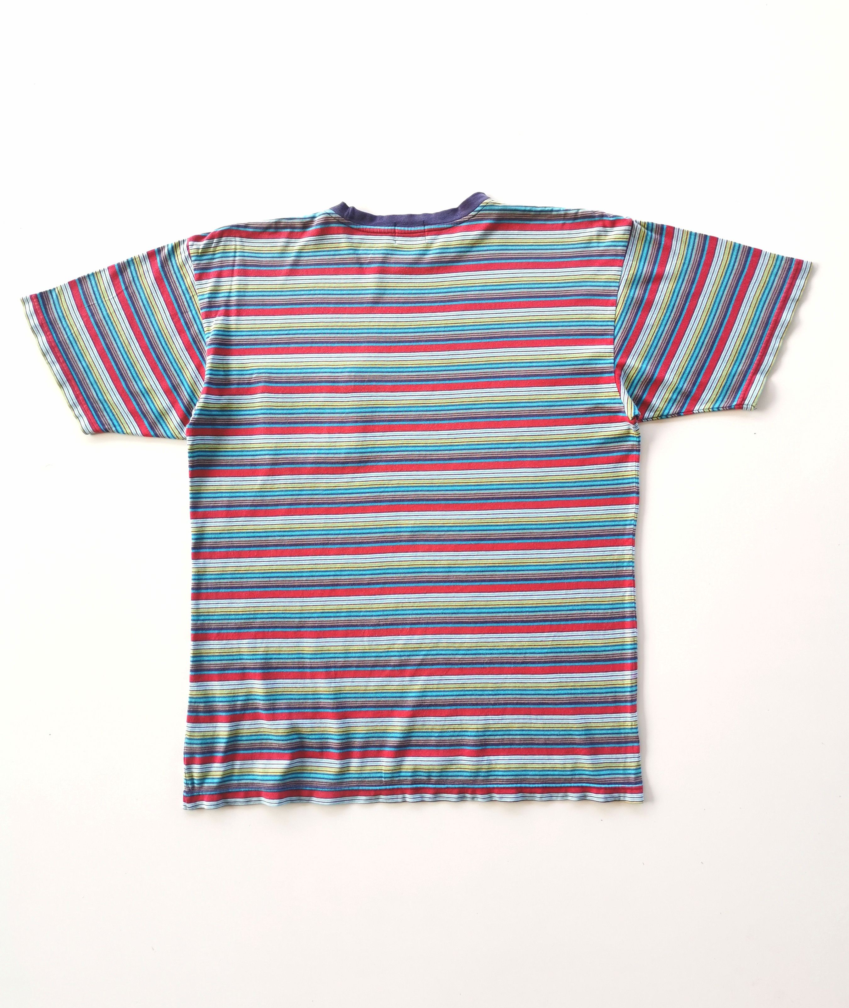 Vintage Levis Rainbow Stripe Pocket Tshirt - 5