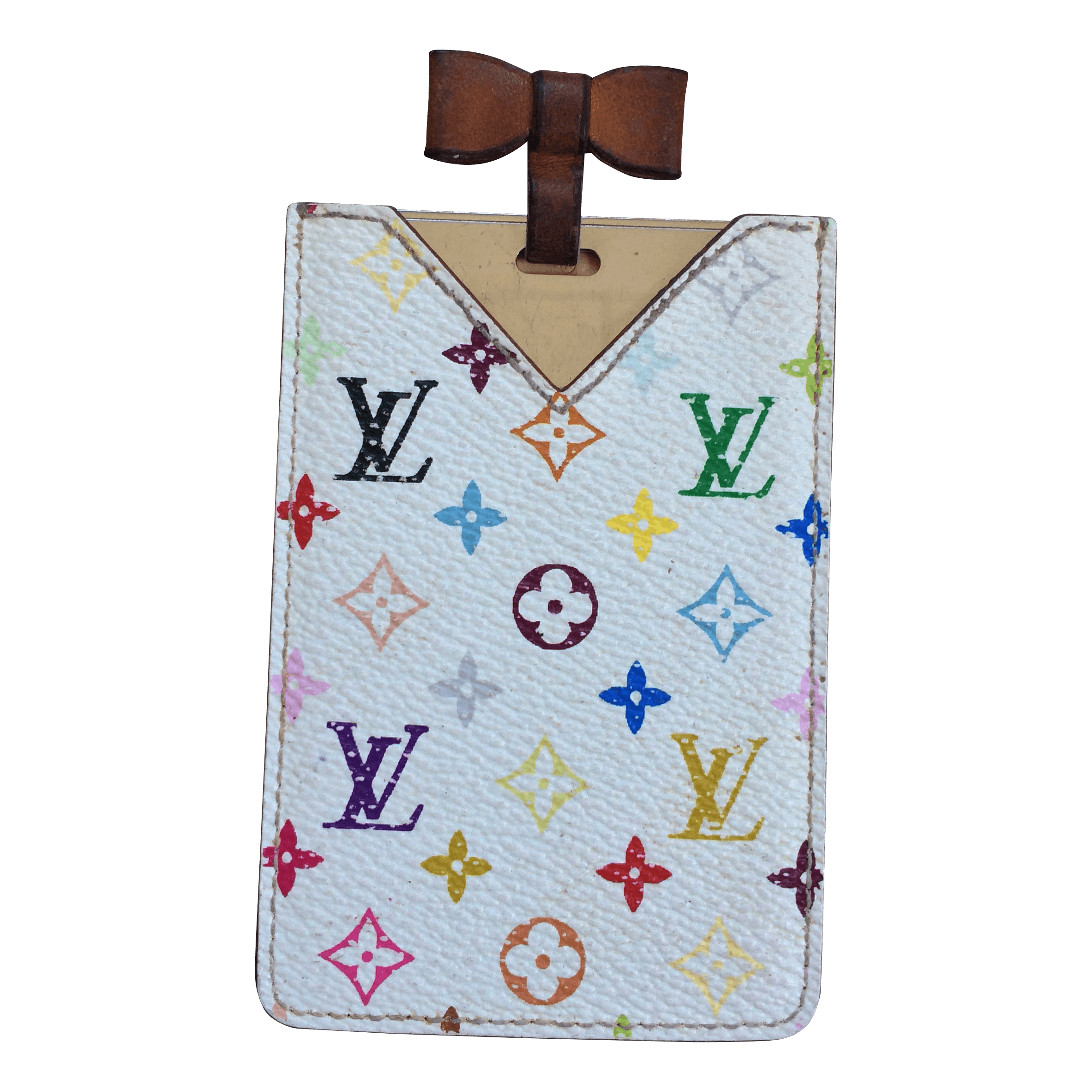 S/S 2003 Vuitton x Murakami Monogram Card Holder+Mirror - 1