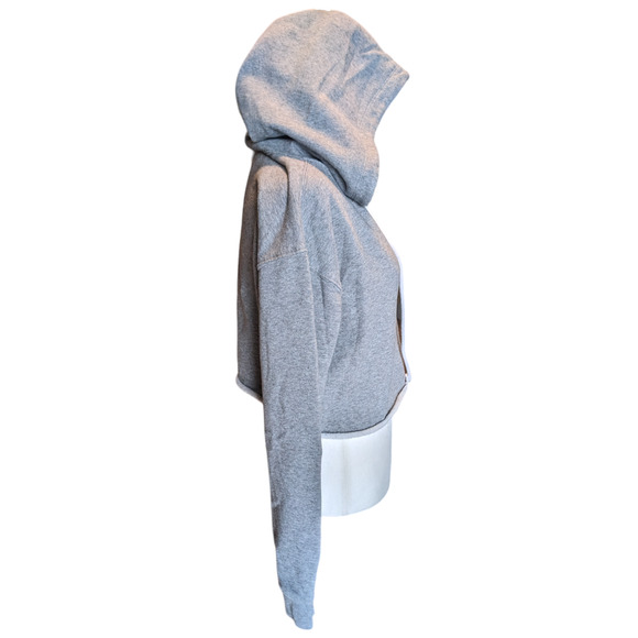 Wild Fable Gray Cropped Hoodie Casual Sportswear Medium - 3