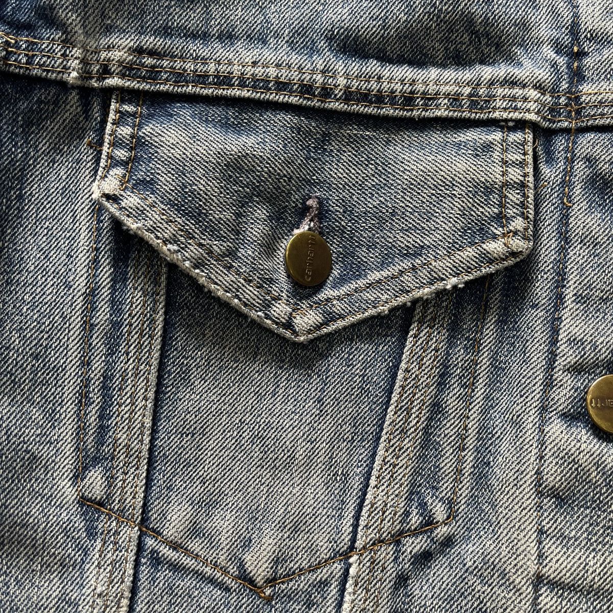 Vintage Carhartt Blanket Denim Jacket Jeans - 19