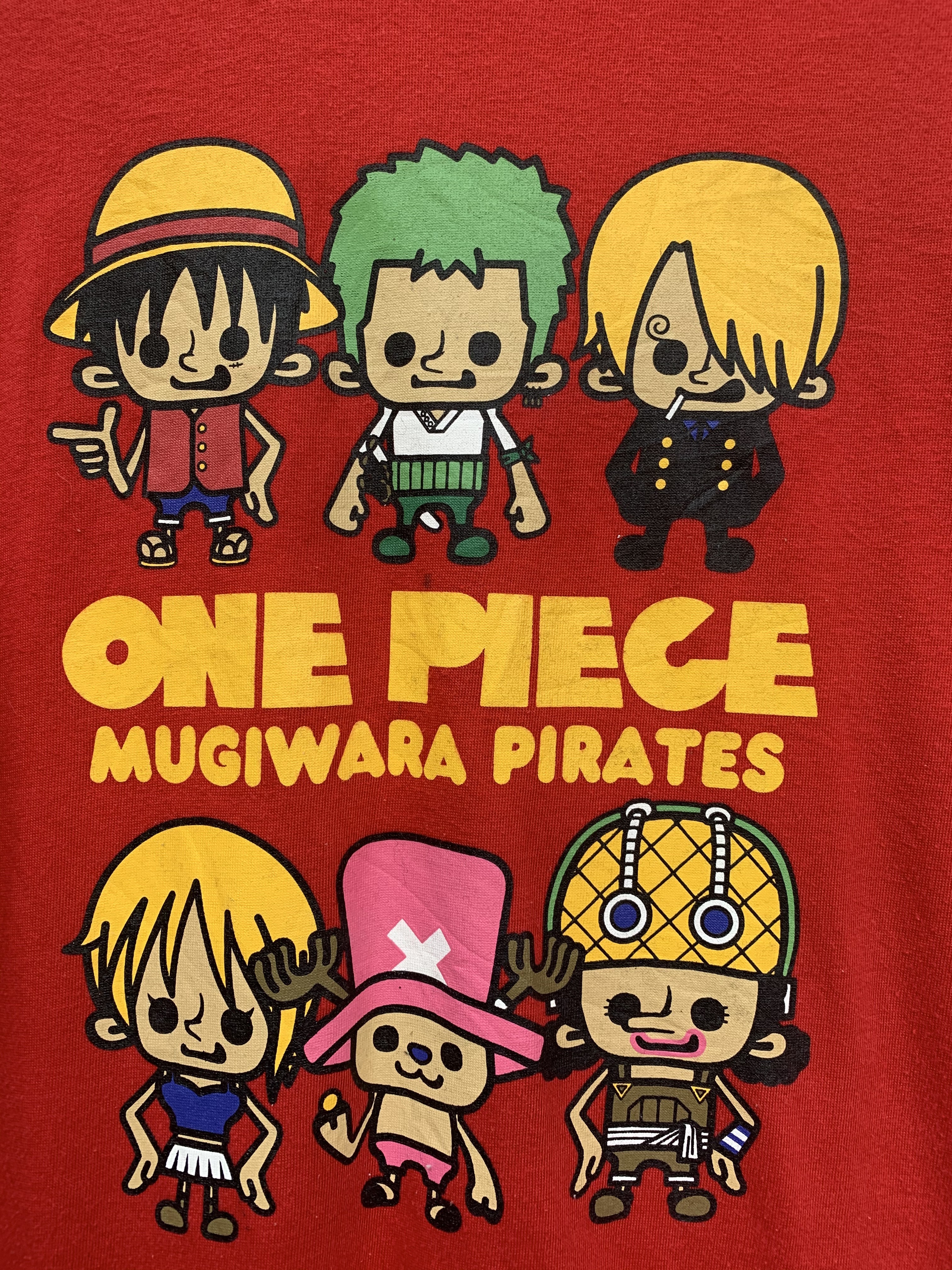 Anima - Vintage One Piece Mugiwara Pirates Character Long Sleeve Shirt - 1