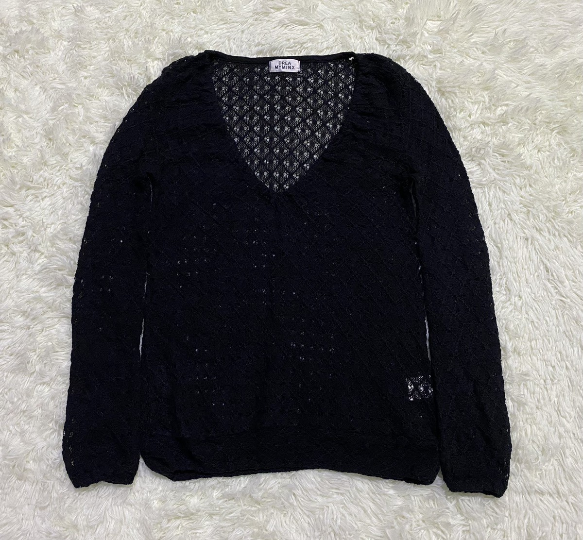 Japanese Brand - Drea Myminx Crochet Sweater Pullover - 1