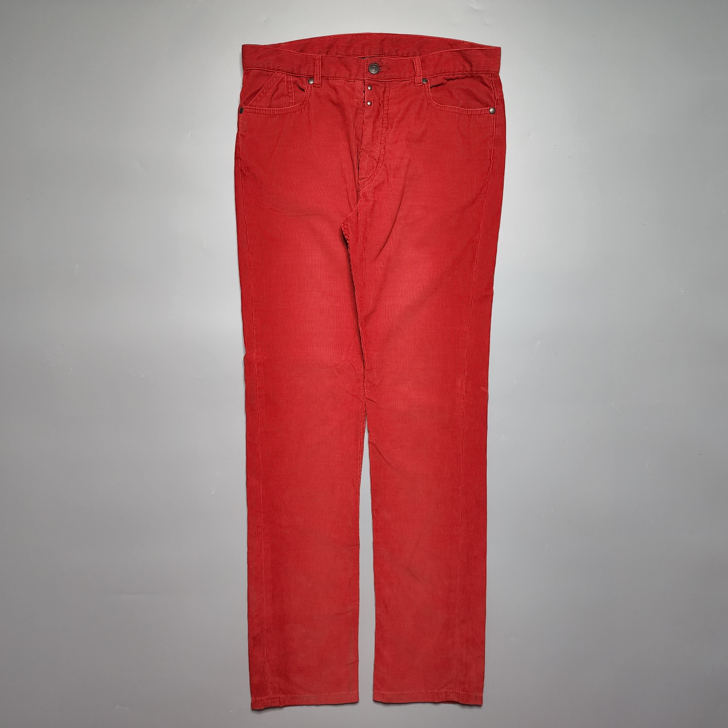 Maison Margiela Line 10 - AW13 Red Corduroy Trousers - 1