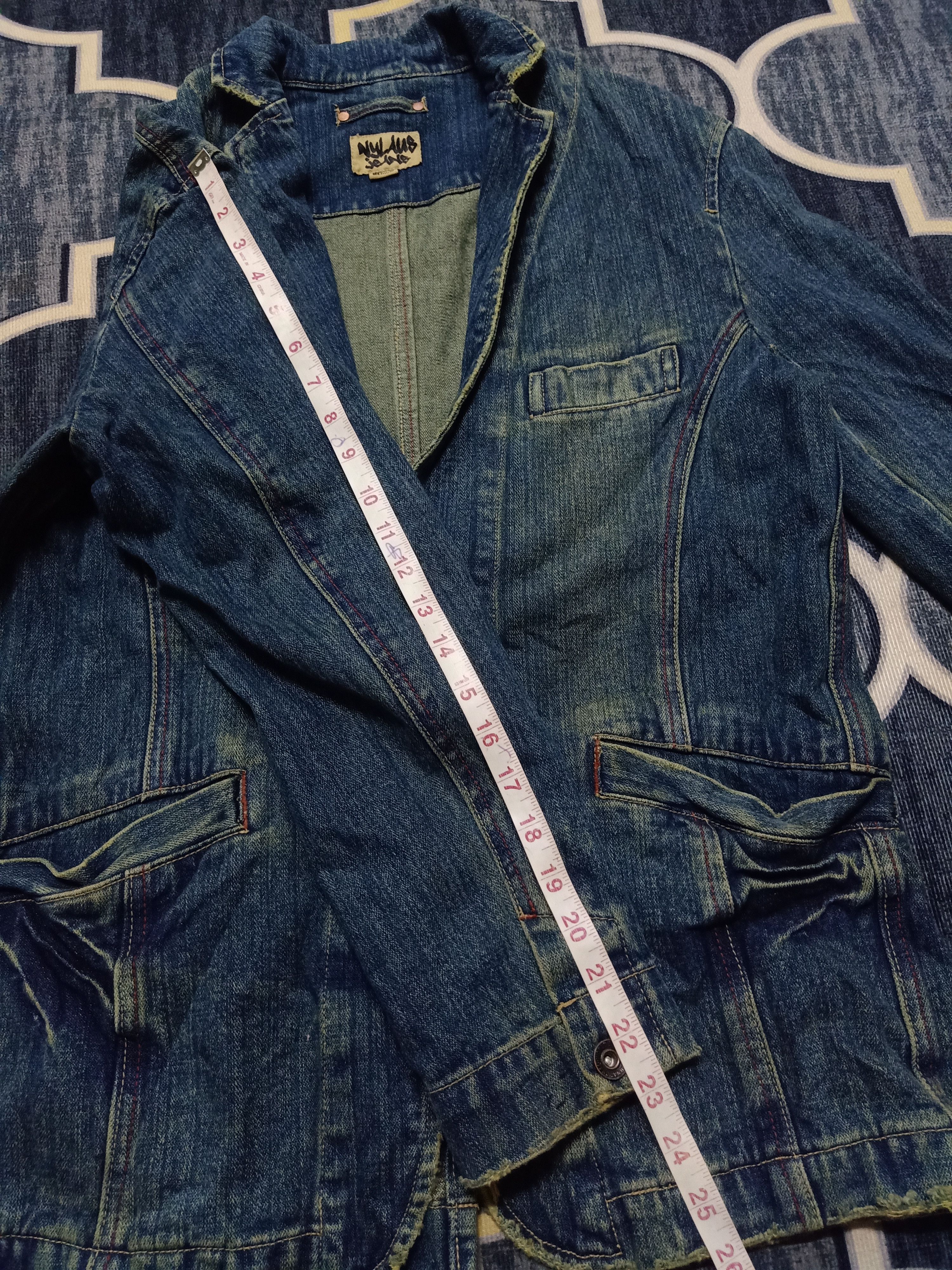 Japanese Brand - Nylaus Jeans Denim Jacket - 4