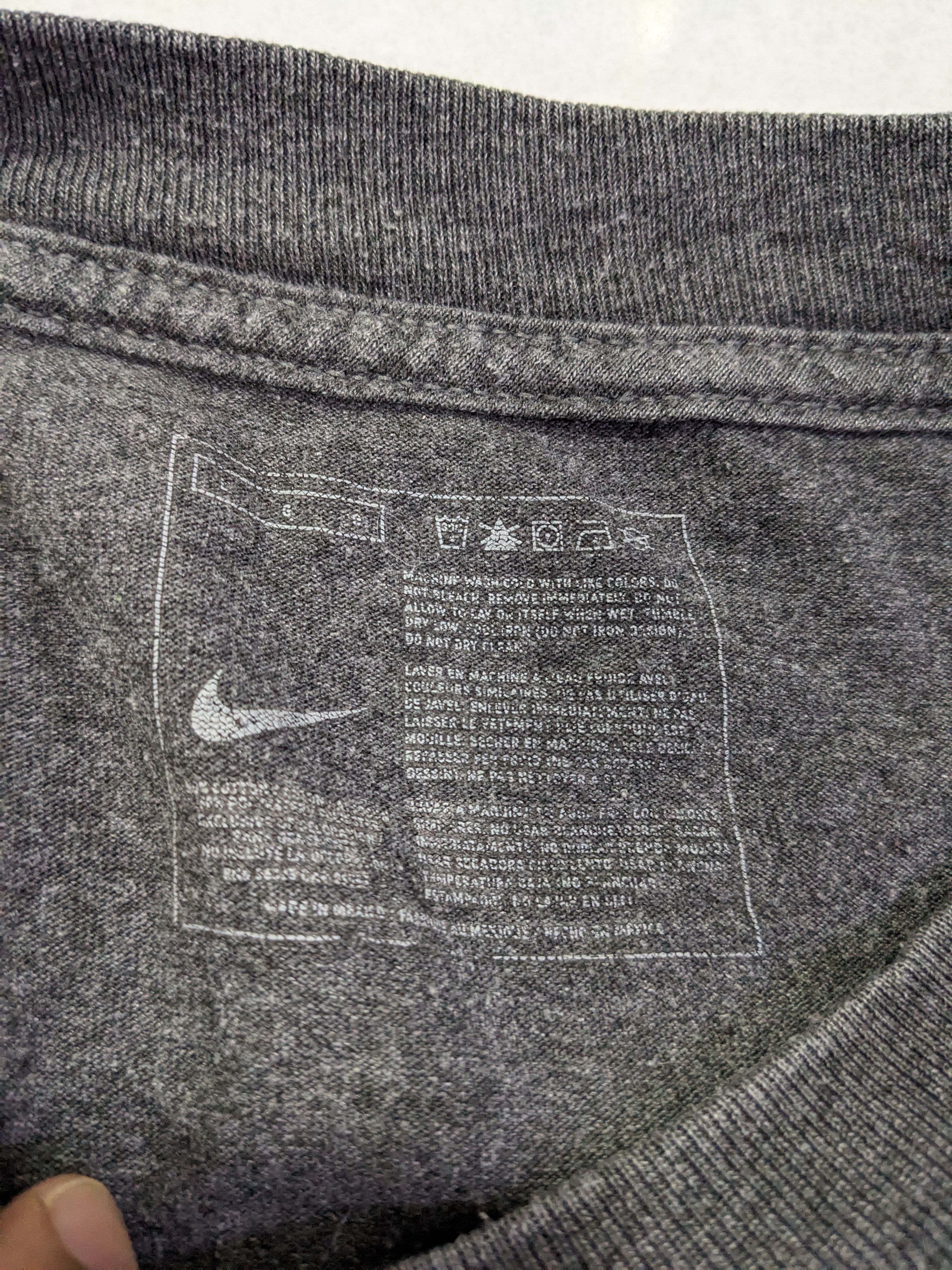 Nike Pegasus Gray T-shirt Size L Mens - 5