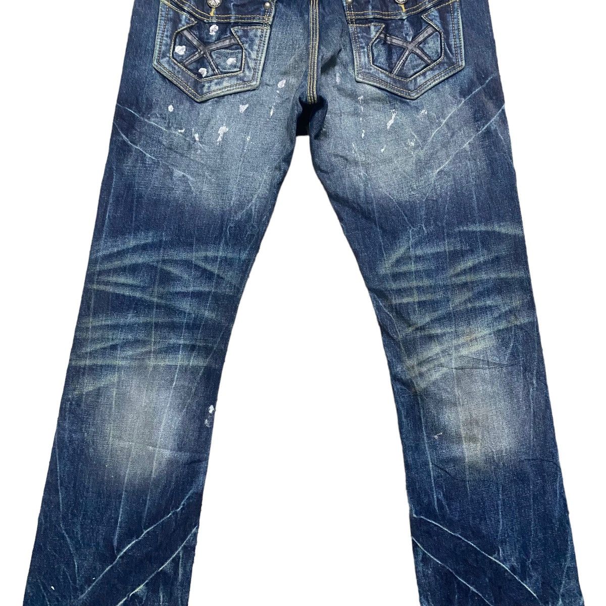 Le Grande Bleu (L.G.B.) - ARMY OF NO! Denim Painter Jeans - 16