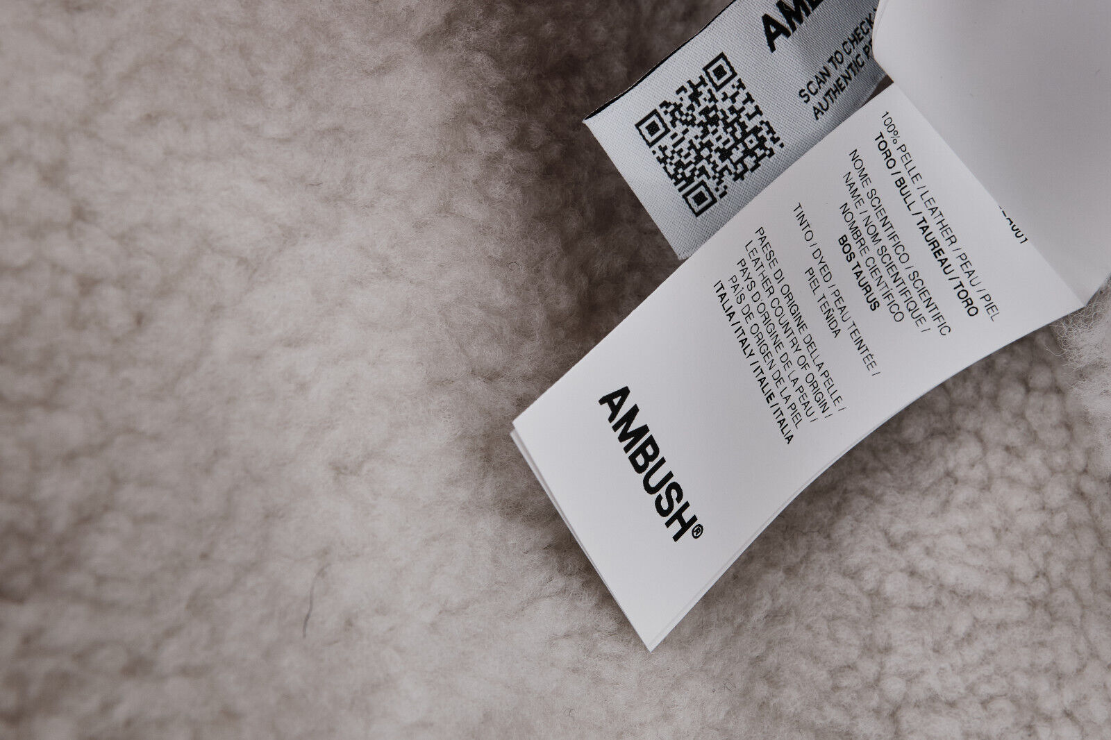 Brand New With Tags Ambush Design Shearling Aviator Jacket 50IT, 3785$ - 11