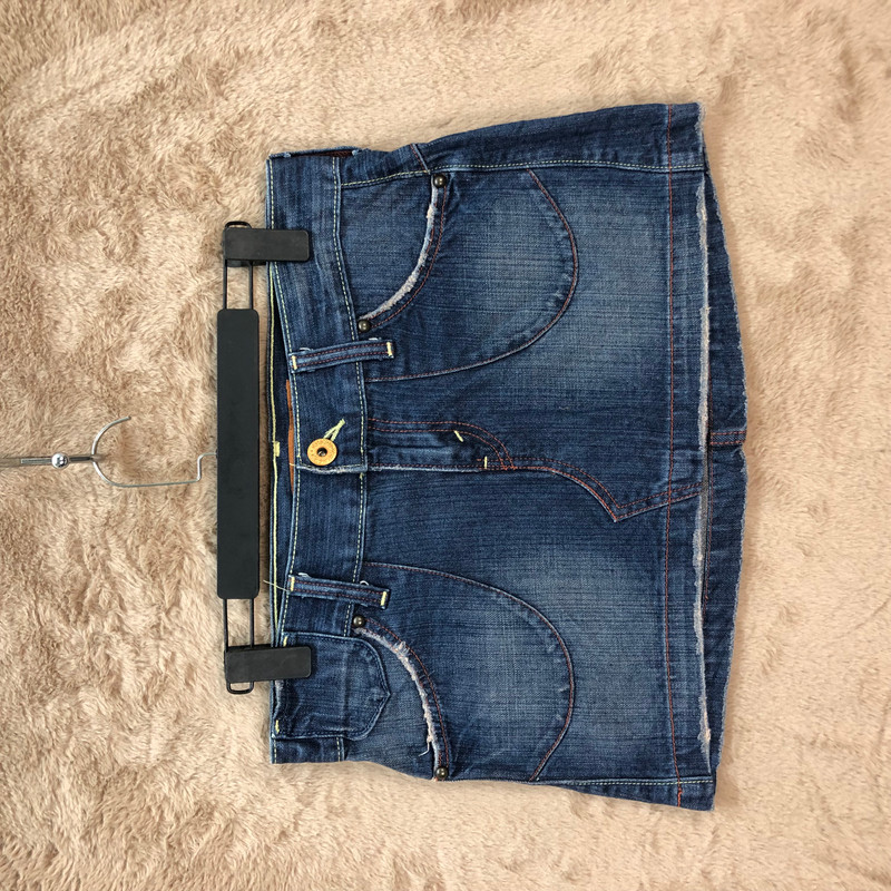 LEVI'S JEANS SINGLE R MINI SKIRTS #5650-201 - 1