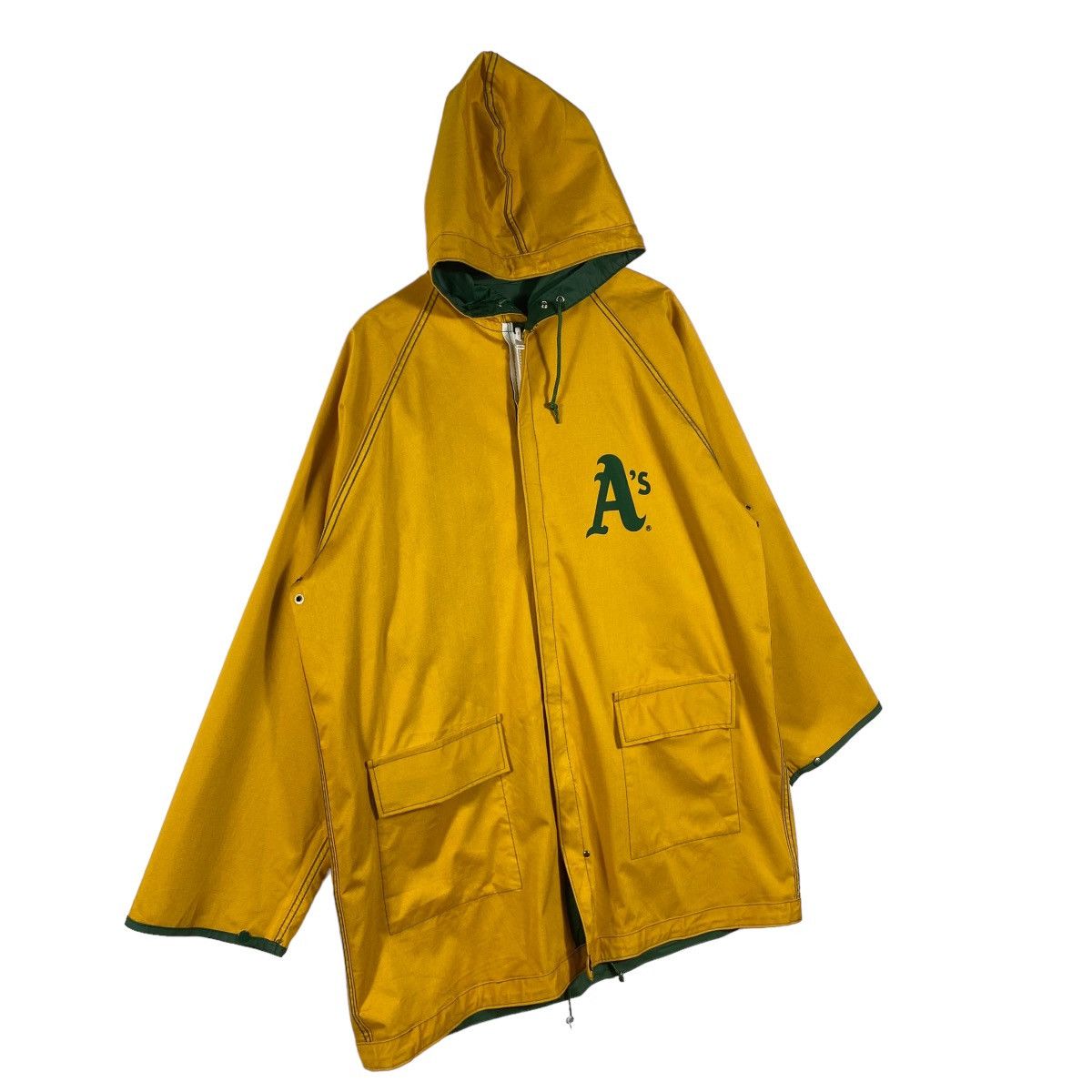 Vintage Oakland Athletics Rain Venus Reversible Jacket - 6