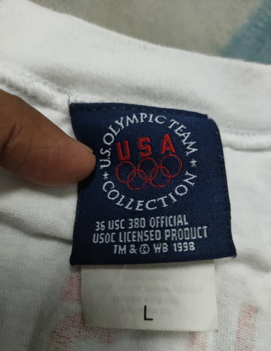 Usa Olympics - 1998 Vtg x US Olympic Tee - 4