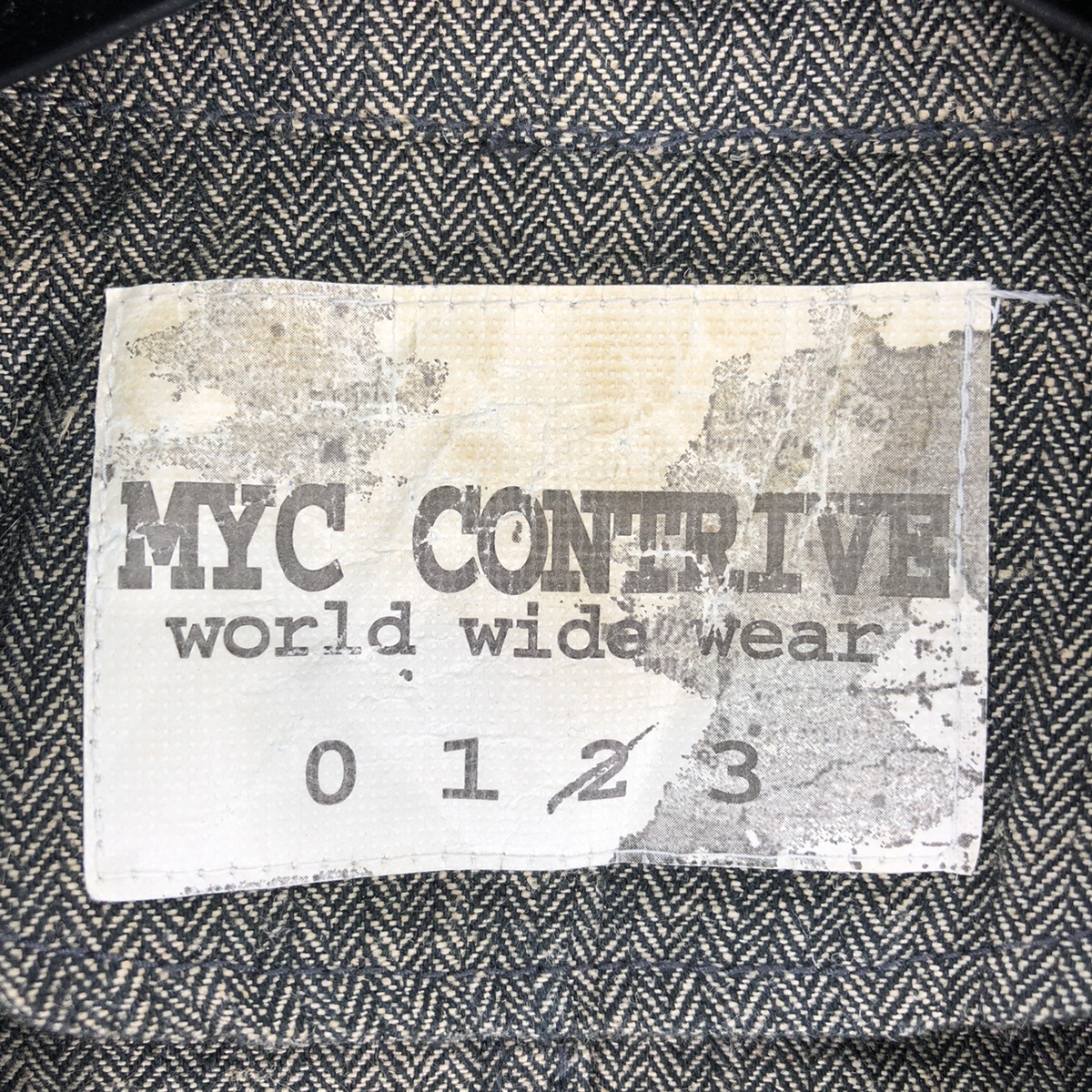 Vintage - Vintage Double Collar HBT Zipper Jacket by MYC Contrive - 12
