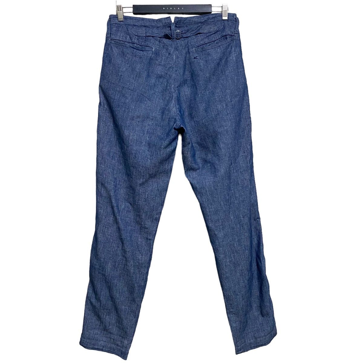 45rpm Denim Baggy Pants Buckle Back - 2