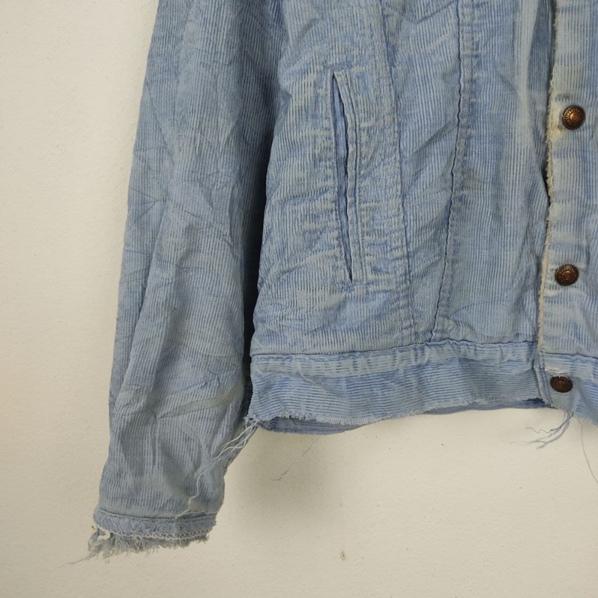 80s Corduroy Sherpa Lined Work Jacket Travis - 8