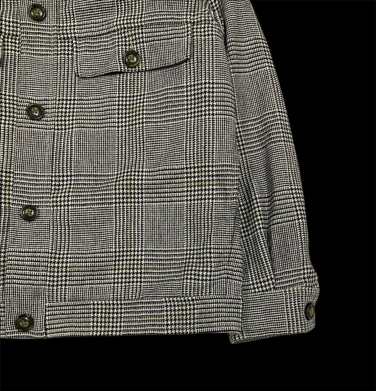 Niko And Japanese Brand Plaid Button Wool Jacket - 8