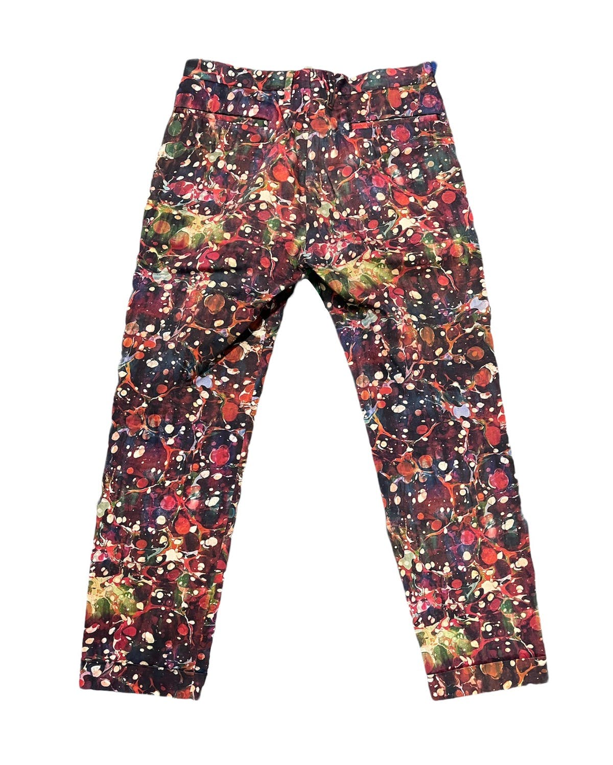 Paul smith khakis pants overprint art design - 2