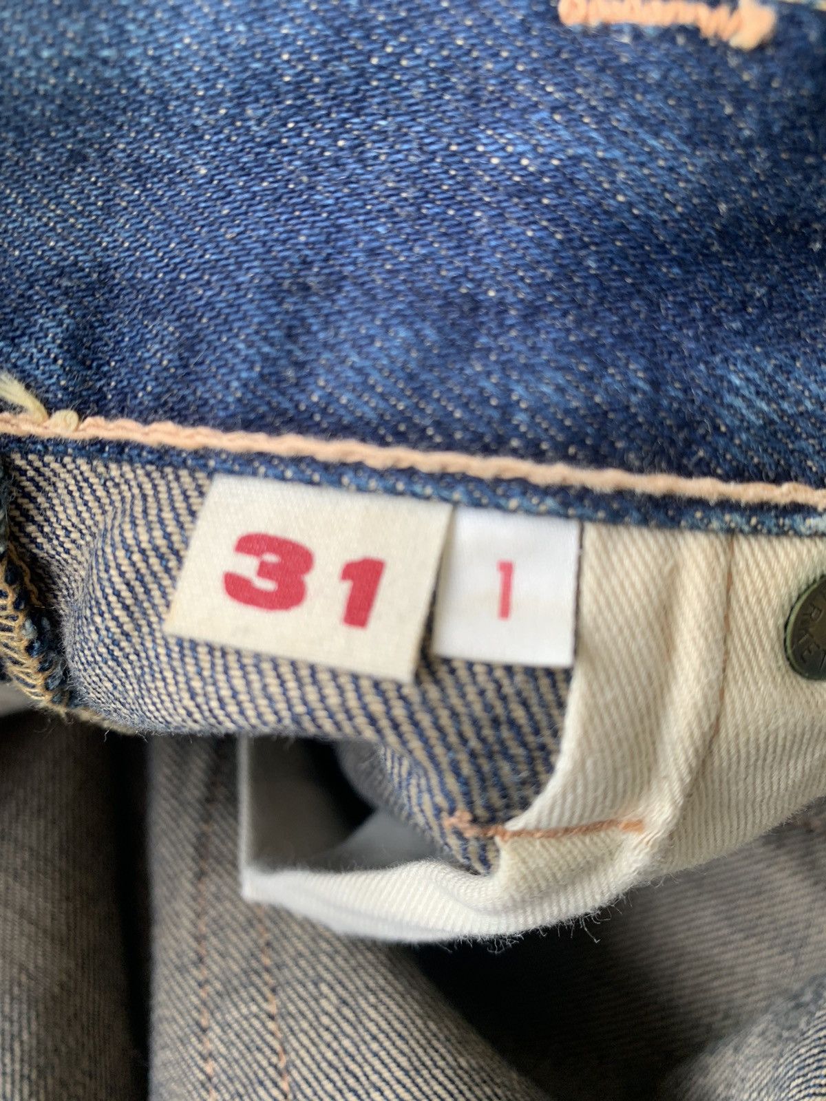 Japanese Brand - BLUE BLUE JAPAN H.R MARKET SELVEDGE REDLINE MADE IN JAPAN - 10