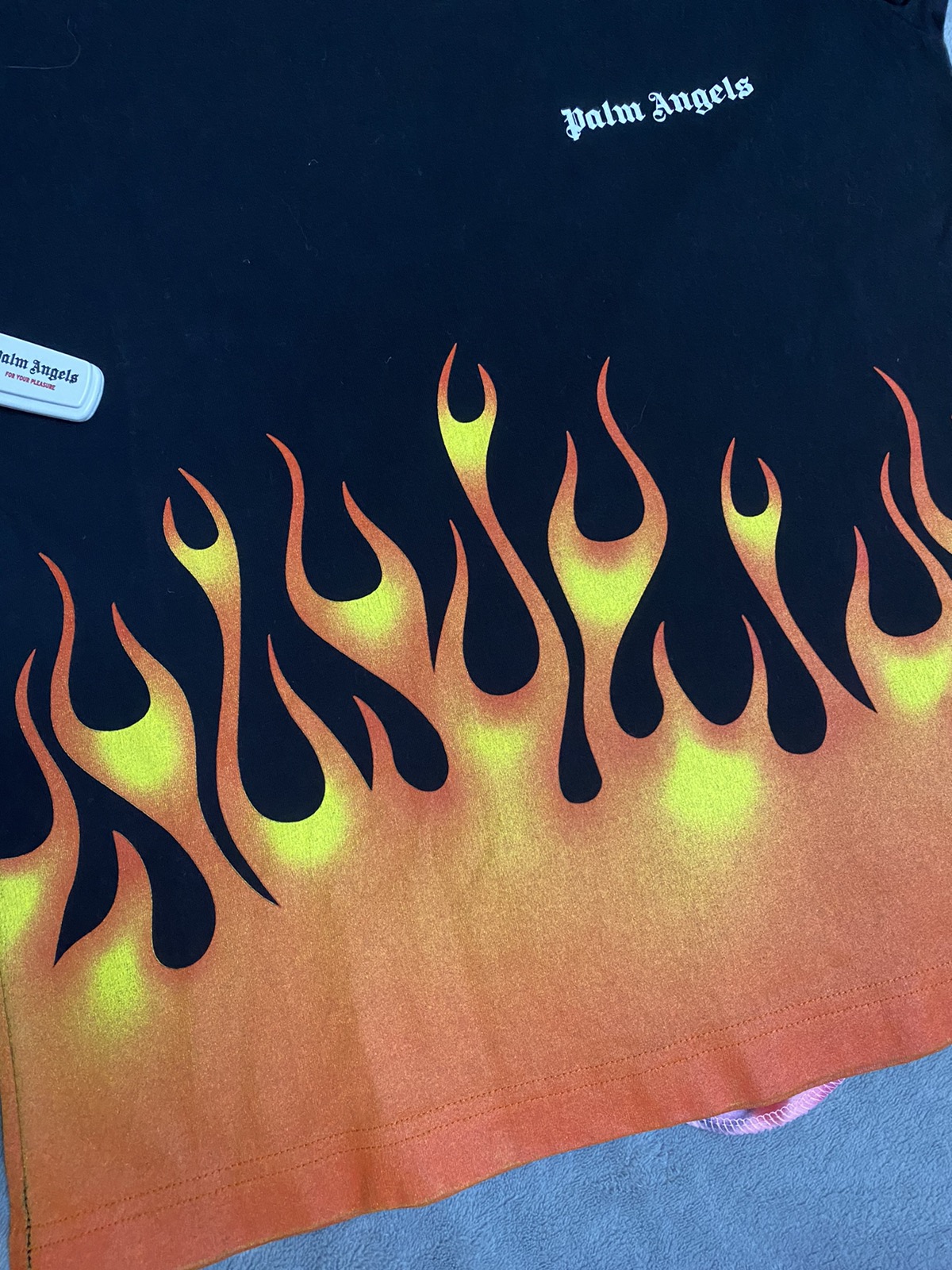 Palm Angels Fire-starter Flame Logo Tee T-shirt - 2