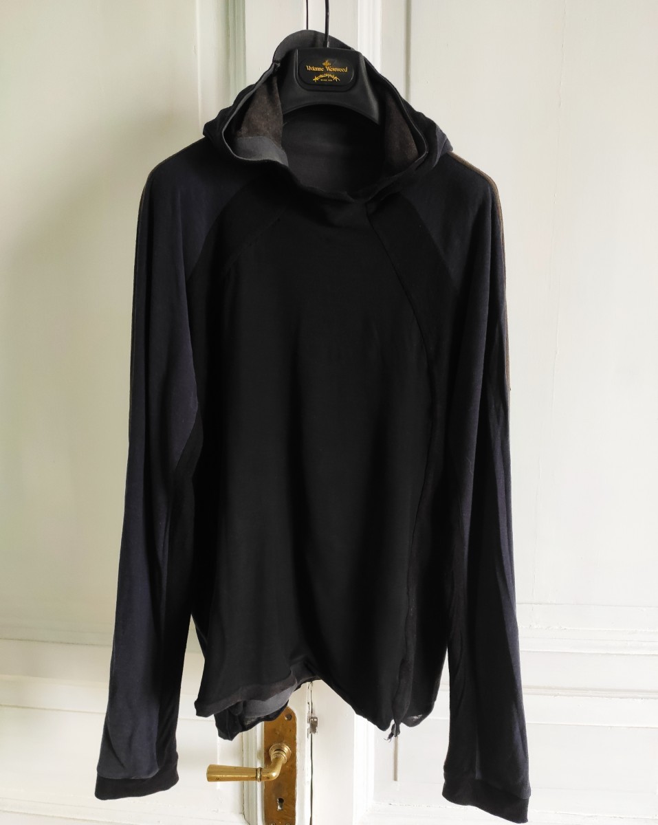 Volga Volga - Multilayer futuristic hoodie.Like Yohji Yamamoto hoodies - 6