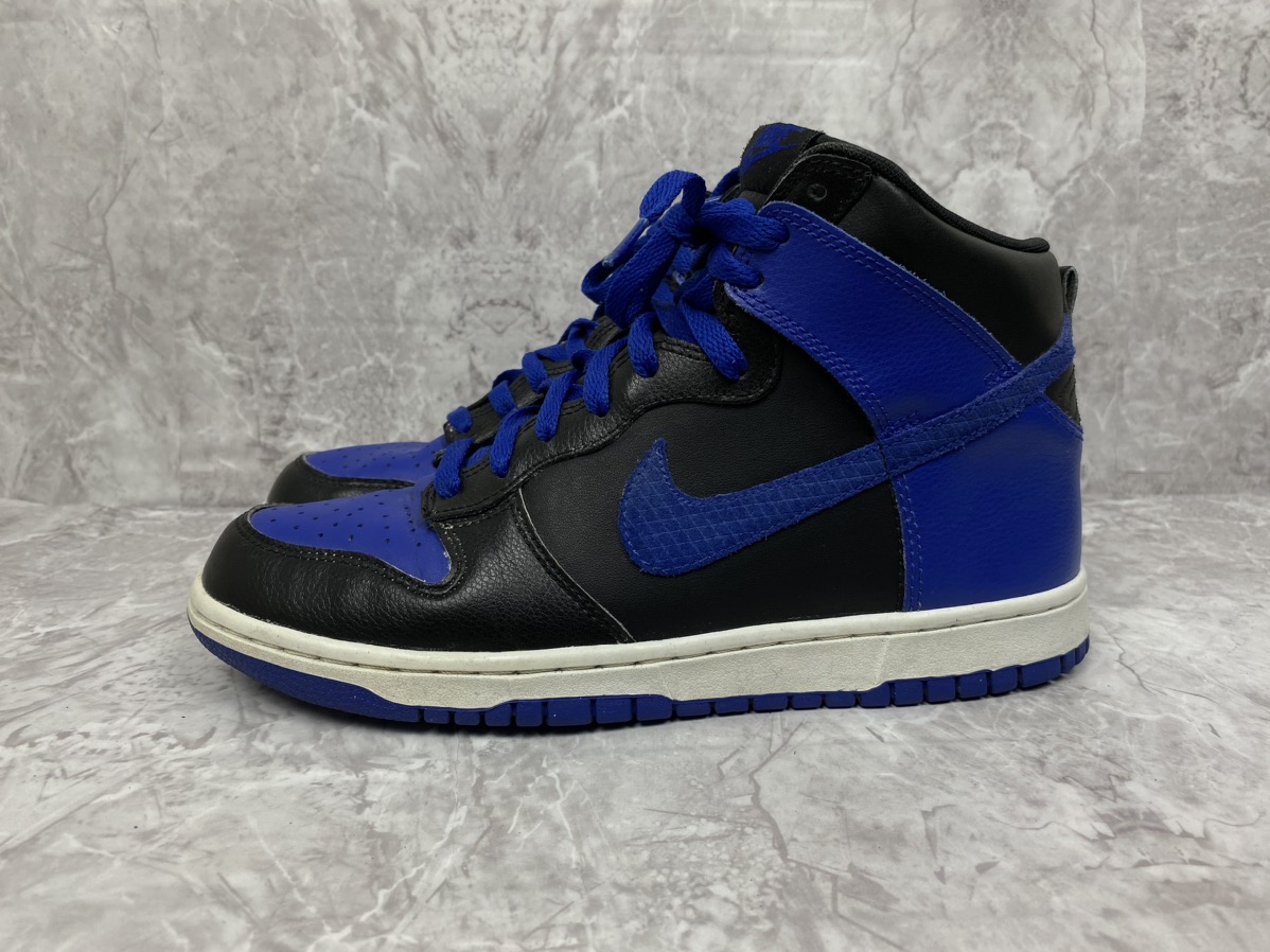 Nike Dunk High Black Old Royal - 1