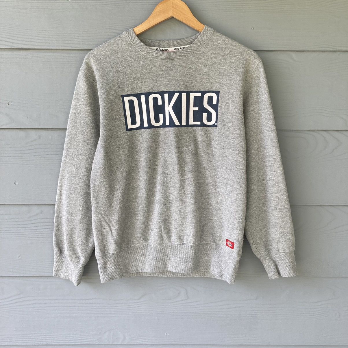 Vintage - 90s Dickies Grey Sweatshirt - 1