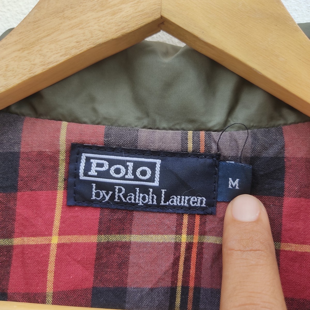 Polo Ralph Lauren - Polo Ralph Lauren Army Green Bomber Harrington Jacket Mods - 9