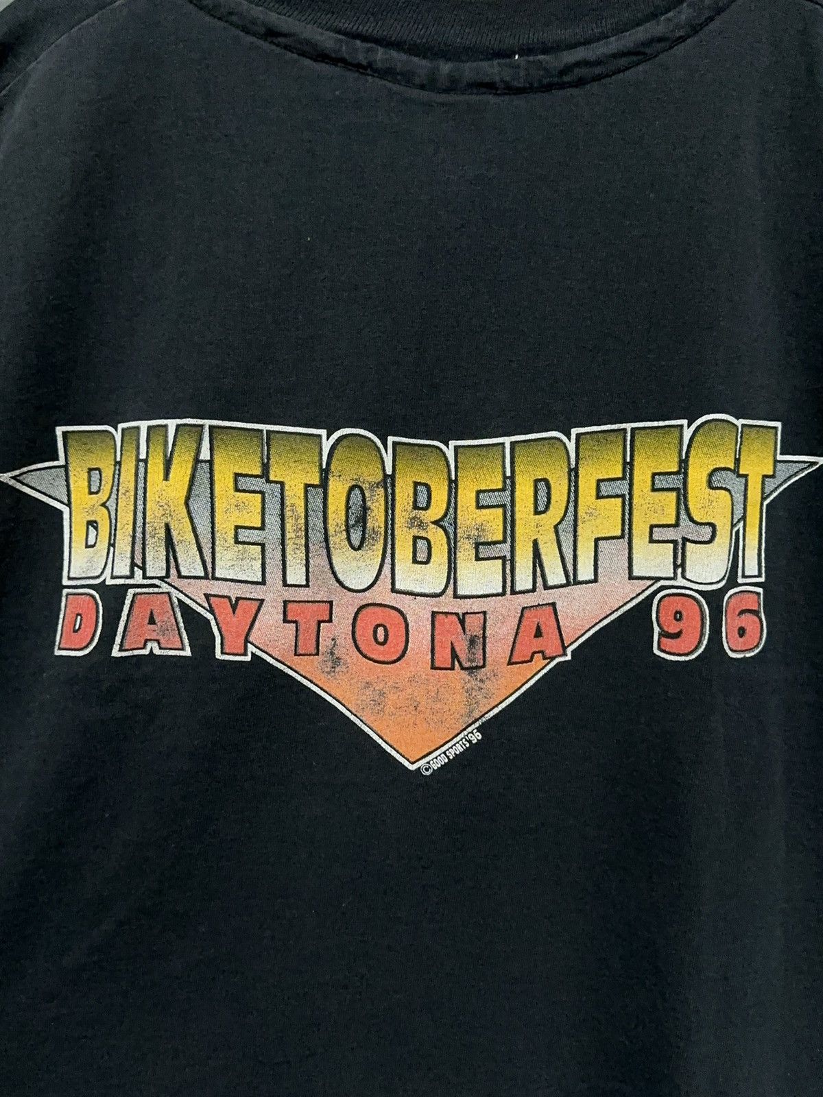 Vintage 90s Daytona Beach Biketoberfest Graphic Tee XL - 4