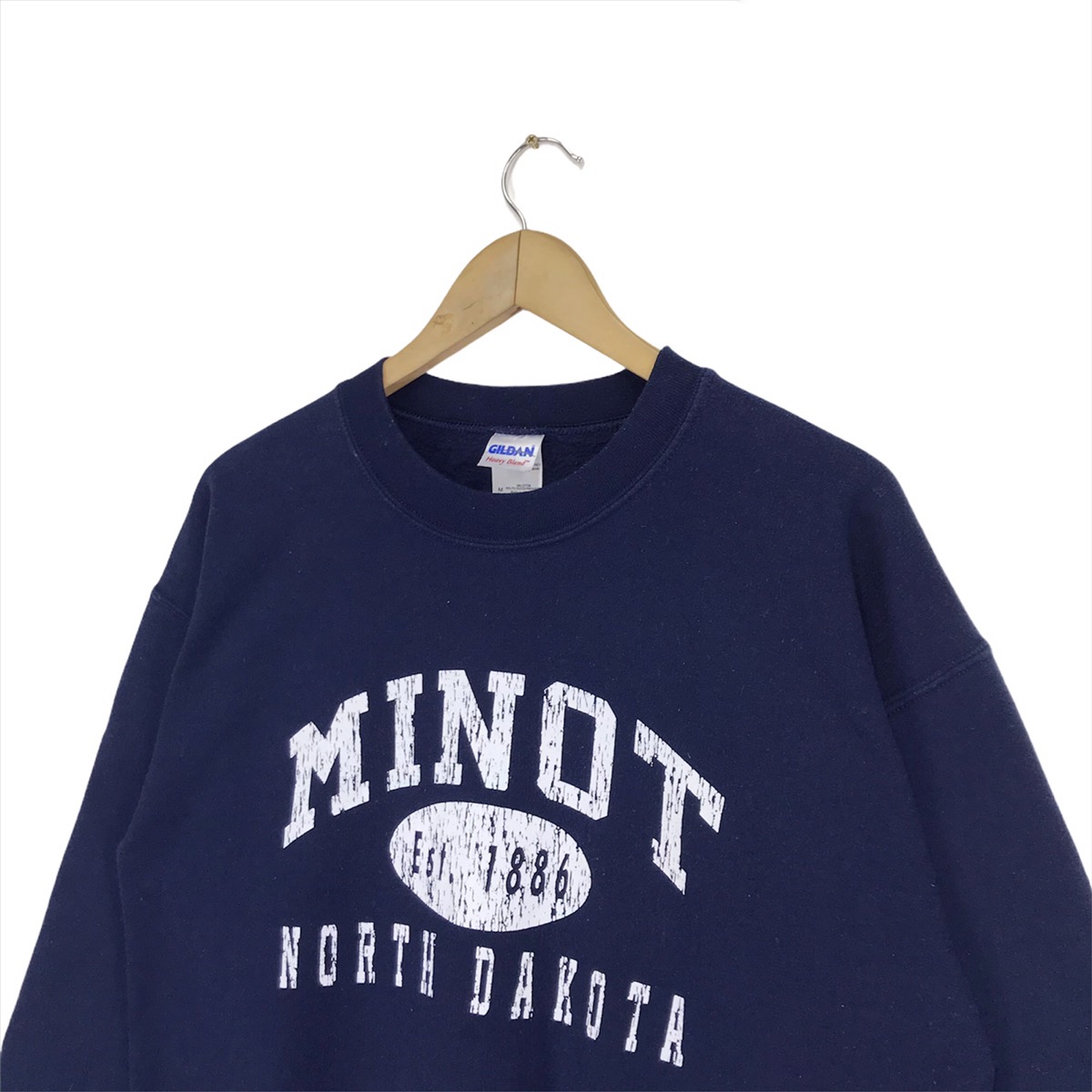 Vintage - Vintage Minot North Dakota Sweatshirt Big Logo - 4