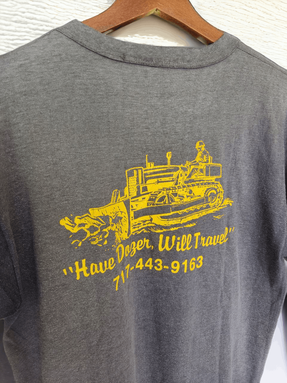 Vintage 80s The Earth Mover Fred W Shearan Tee - 3