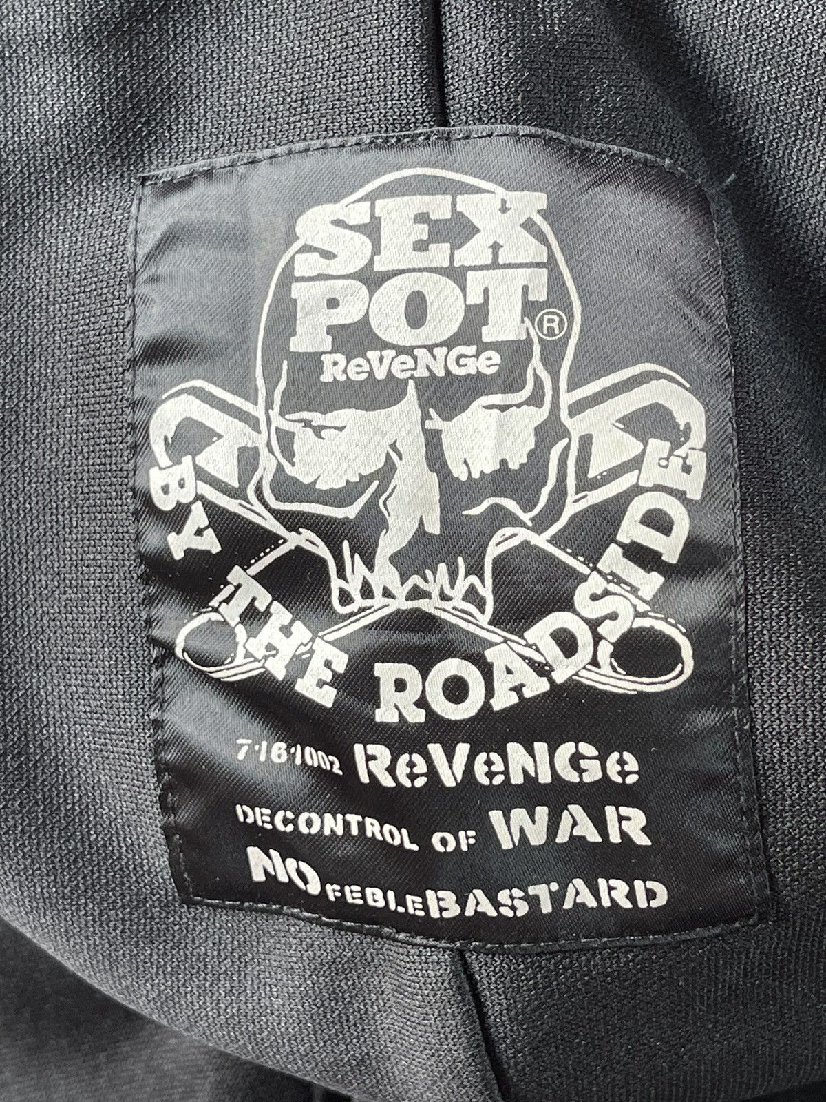 Japanese Brand - Rare🔥 SEX POT REVENGE Punk s/sleeve jacket - 9
