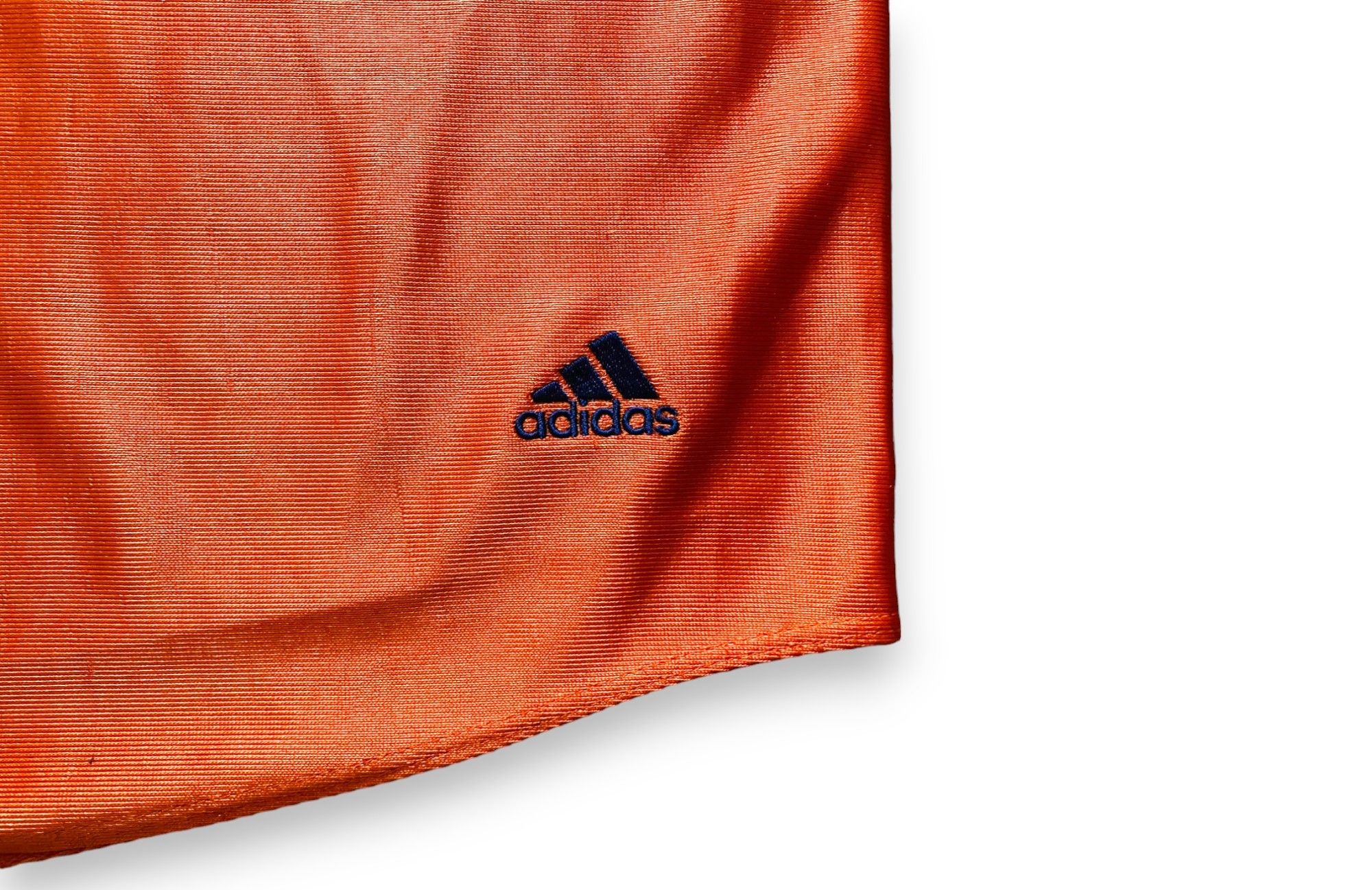 Adidas Vintage Orange Jersey T-shirt Streetwear Y2K - 7
